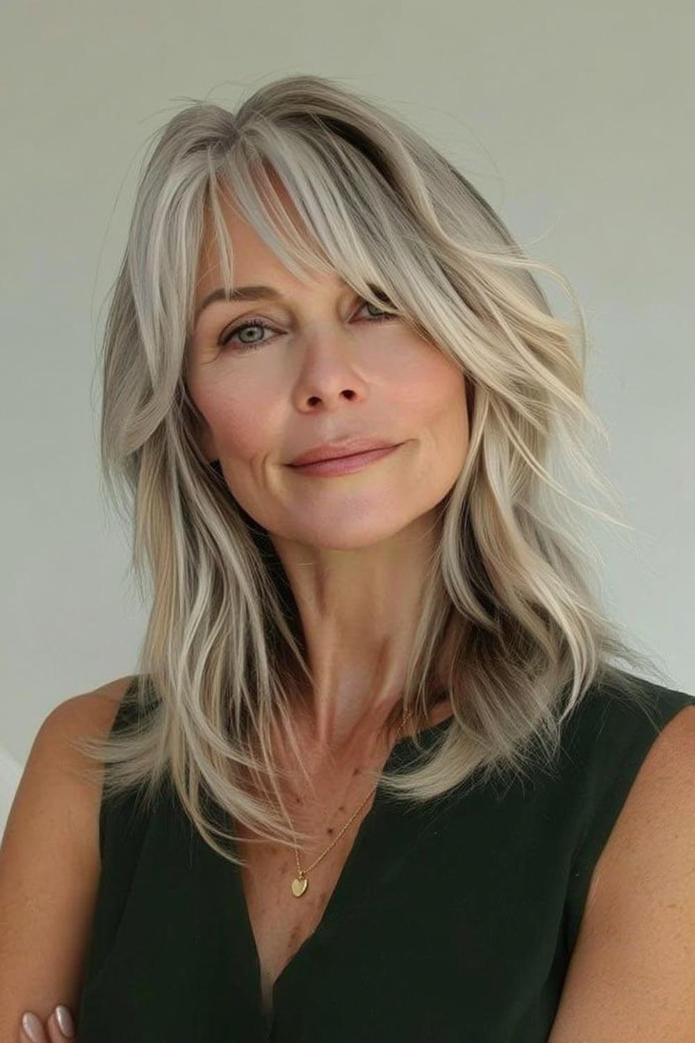 Blonde Gelaagde Elegantie