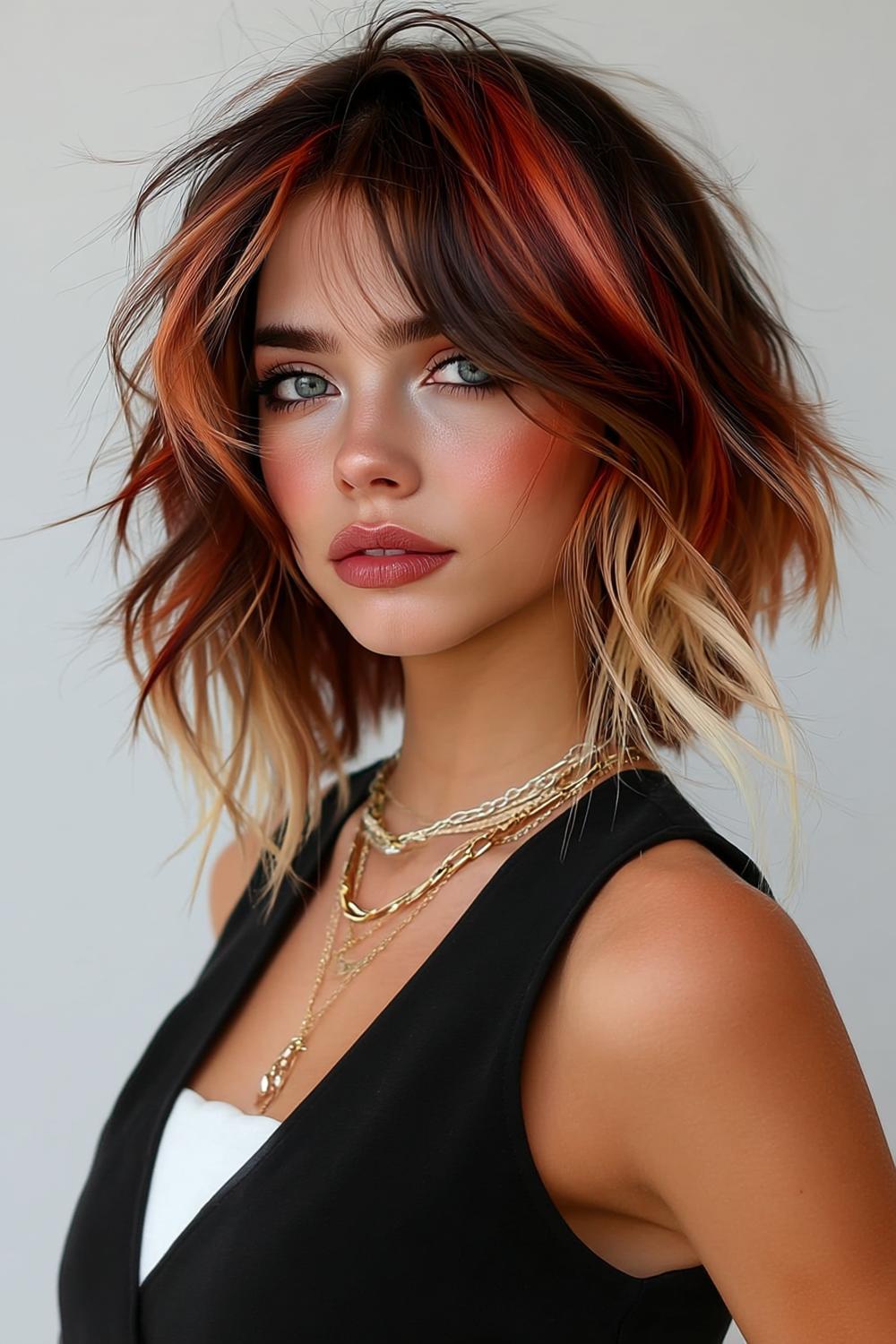 Rood Geaccentueerde Lagen