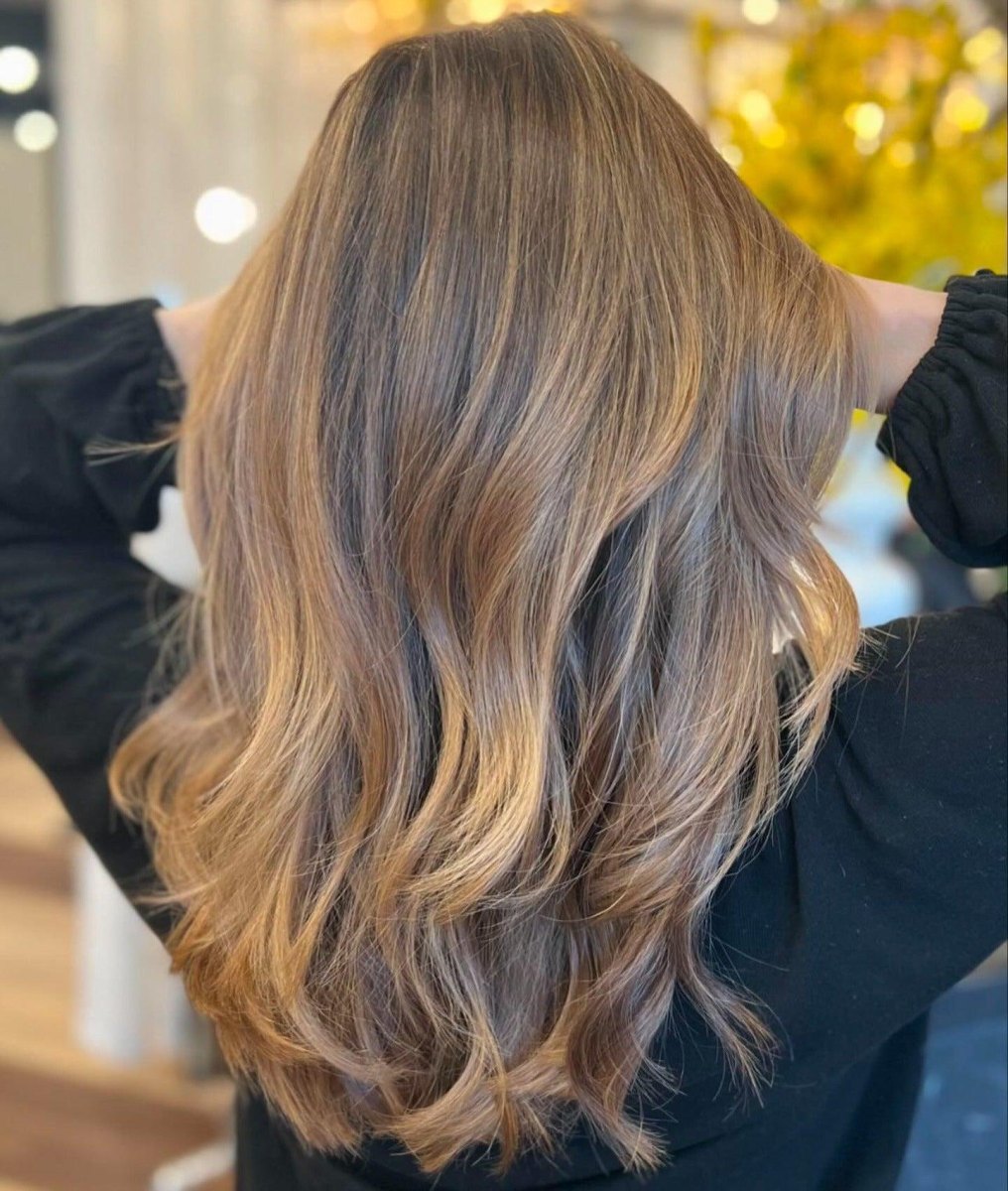 Asachtige caramel haarkleur