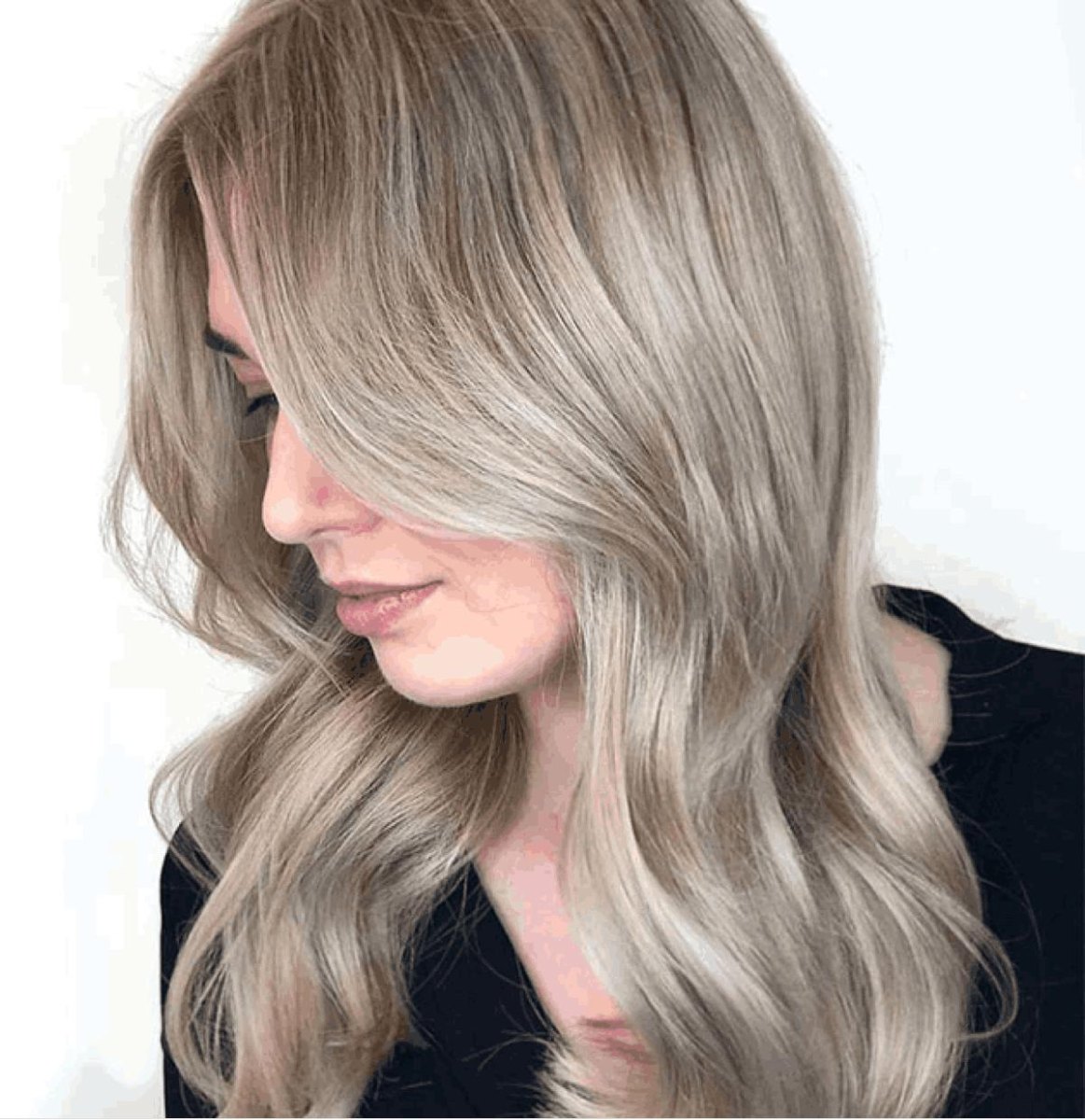 Asblond haar met koele tinten