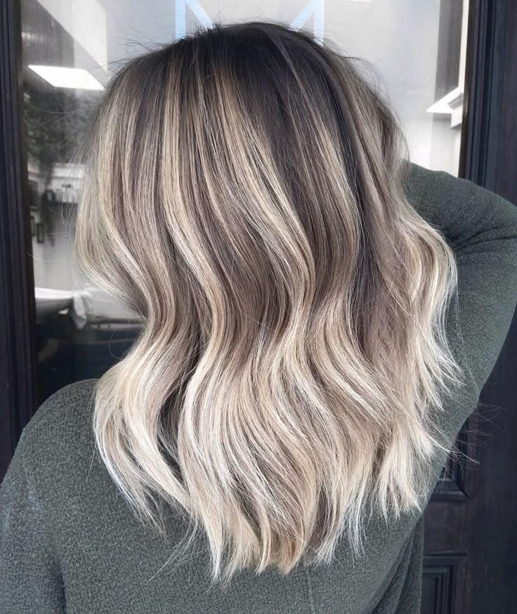 Aschblonde balayage haartrend