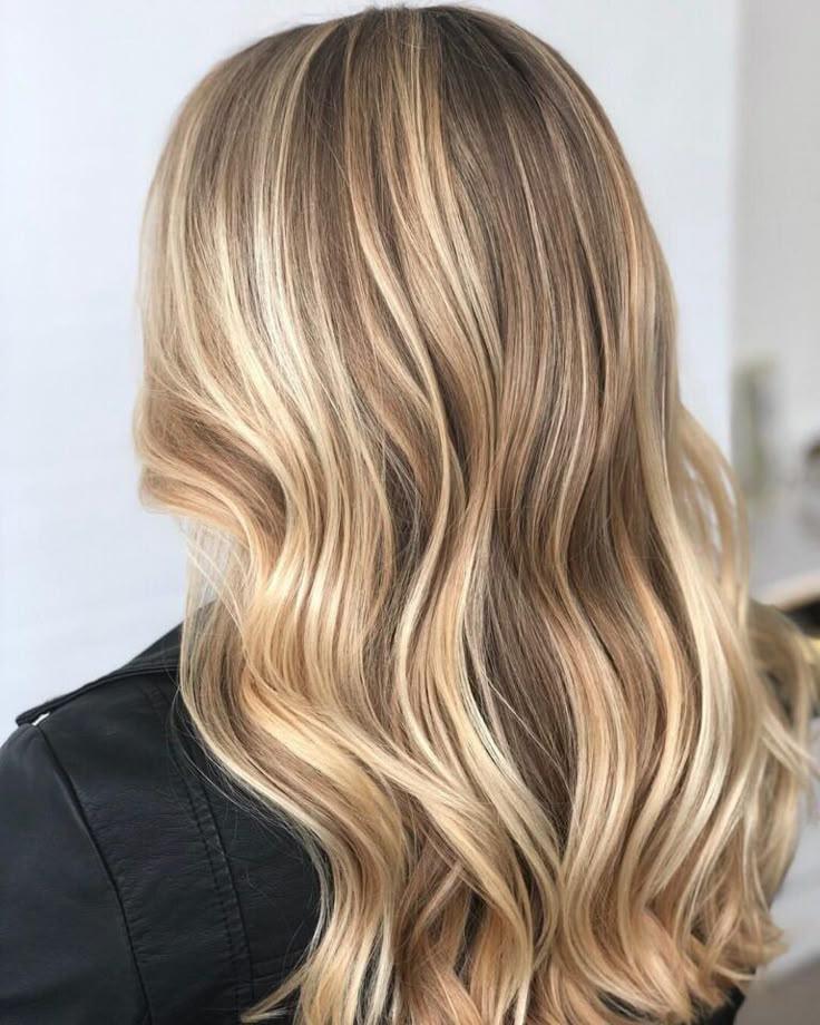 Blonde balayage met zachte overgangen