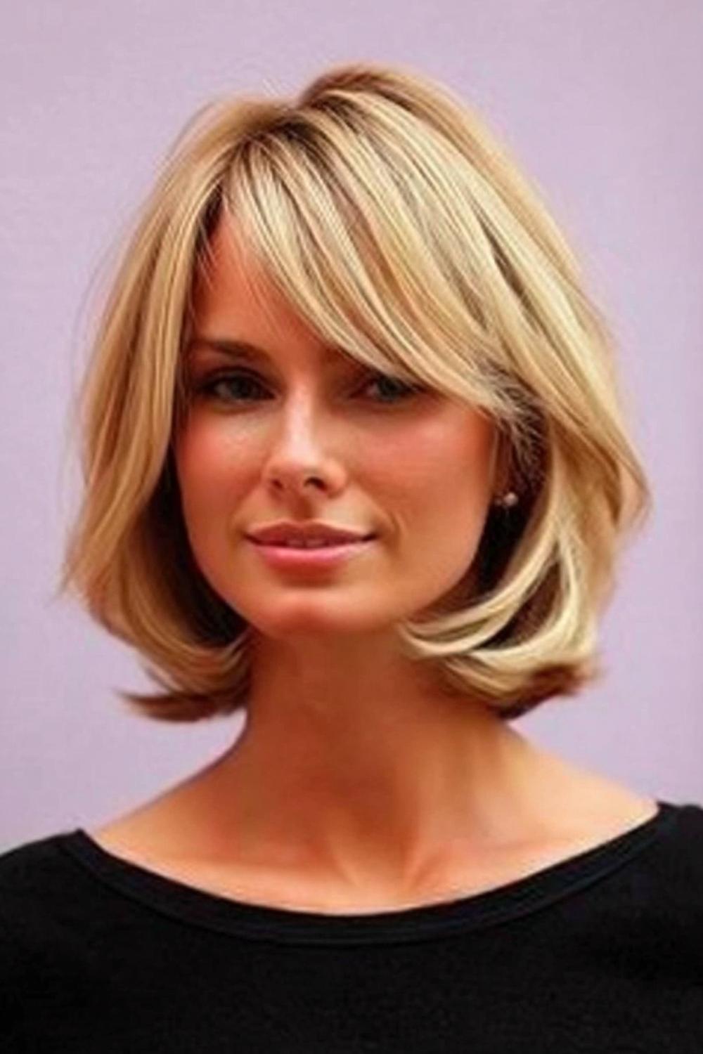 Blonde Zijdelings Gewaaid