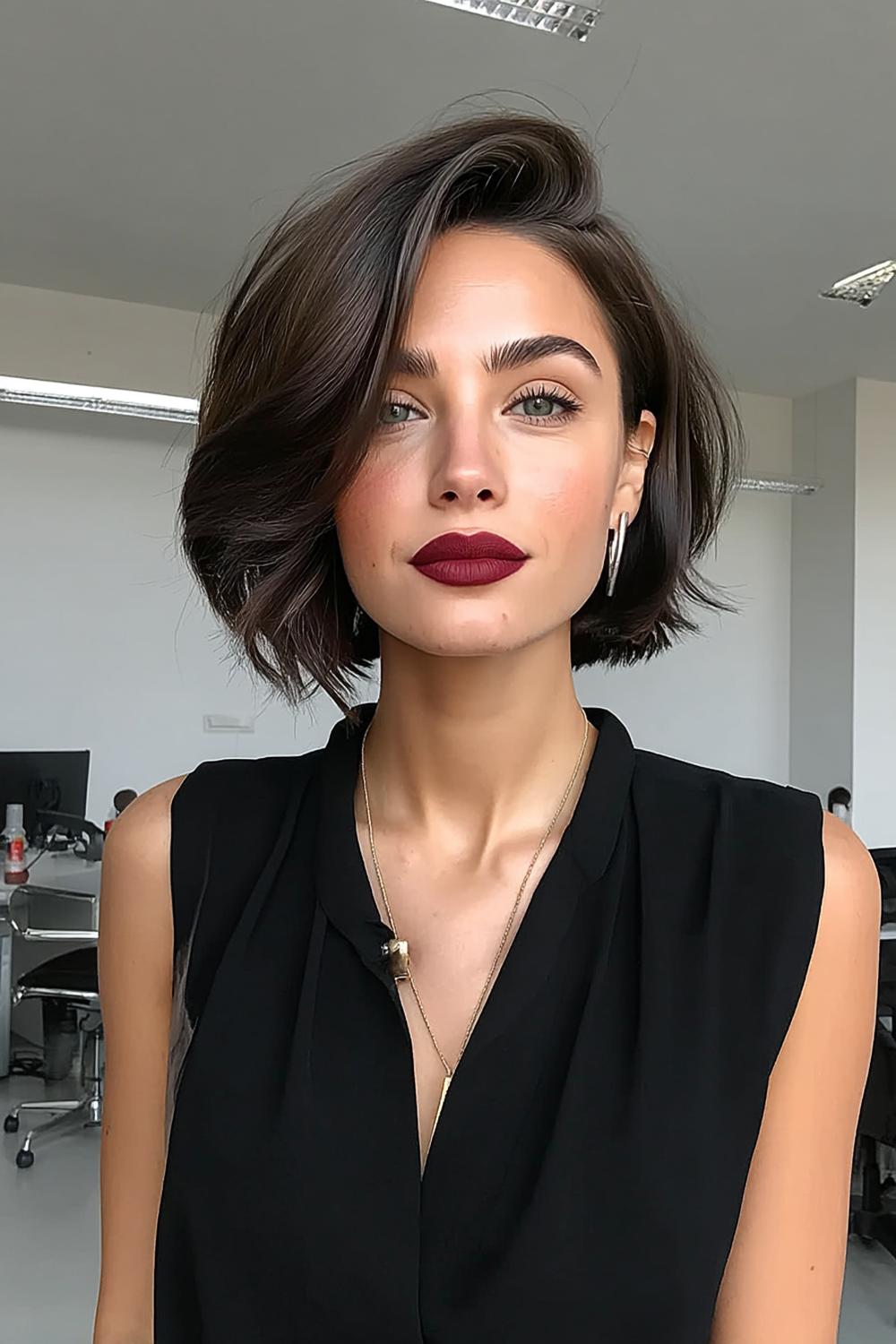 Donkere Medium Elegantie