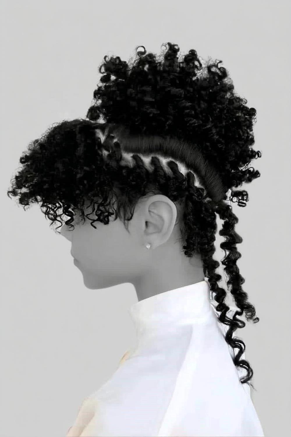 Artistieke Krullen Illustratie