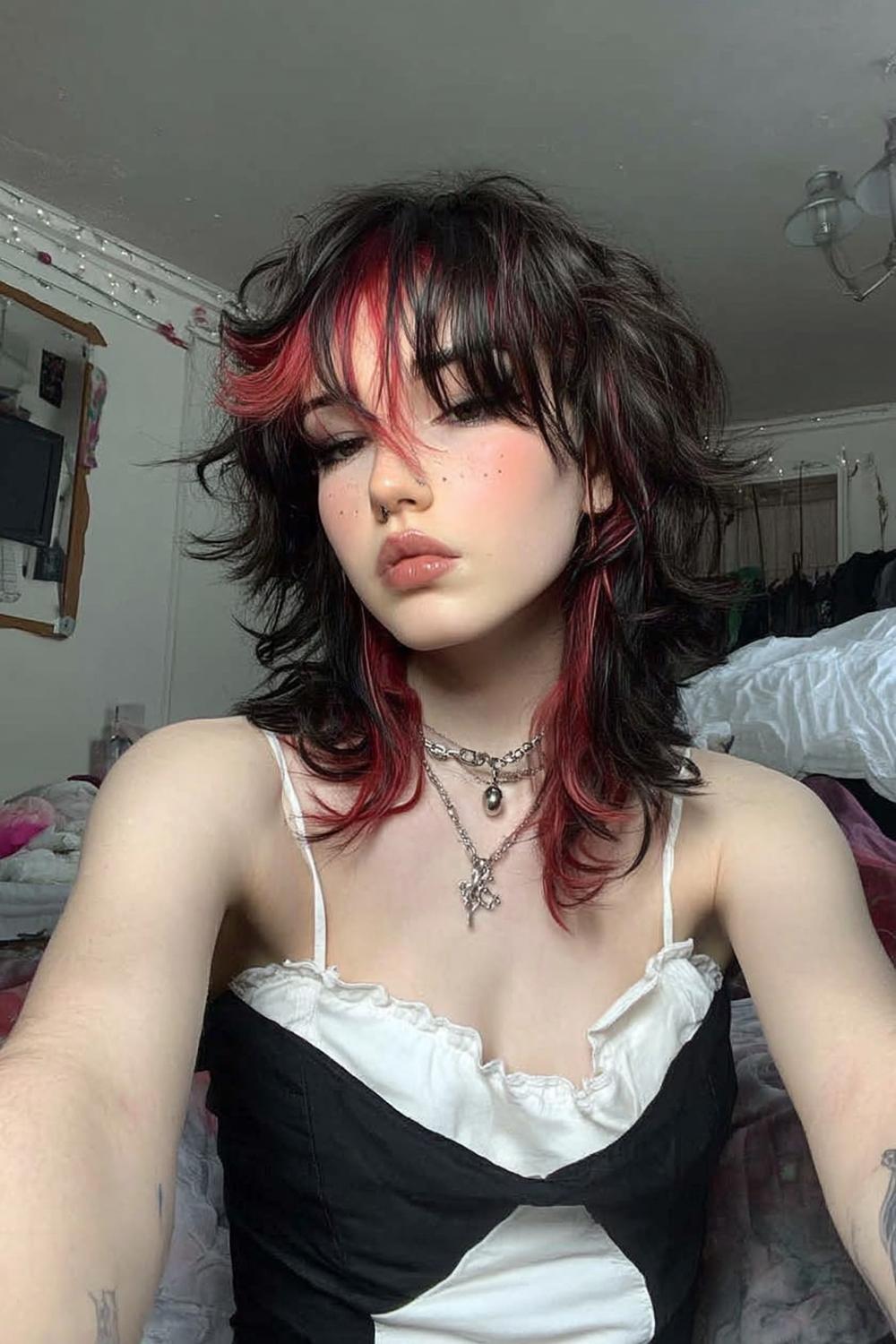 Grijze Krullen Elegantie