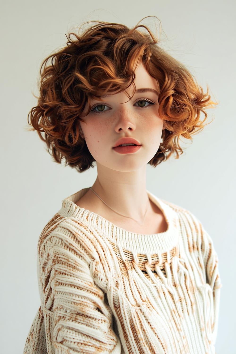 Grijze Krullen Styling