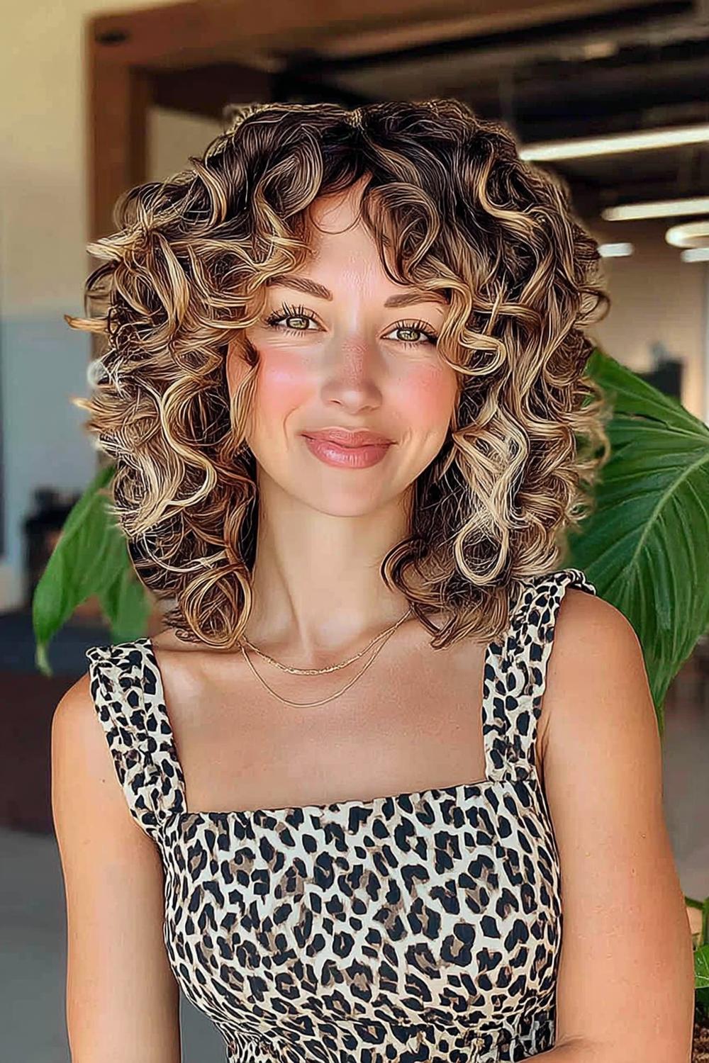 Romantische Blonde Krullen