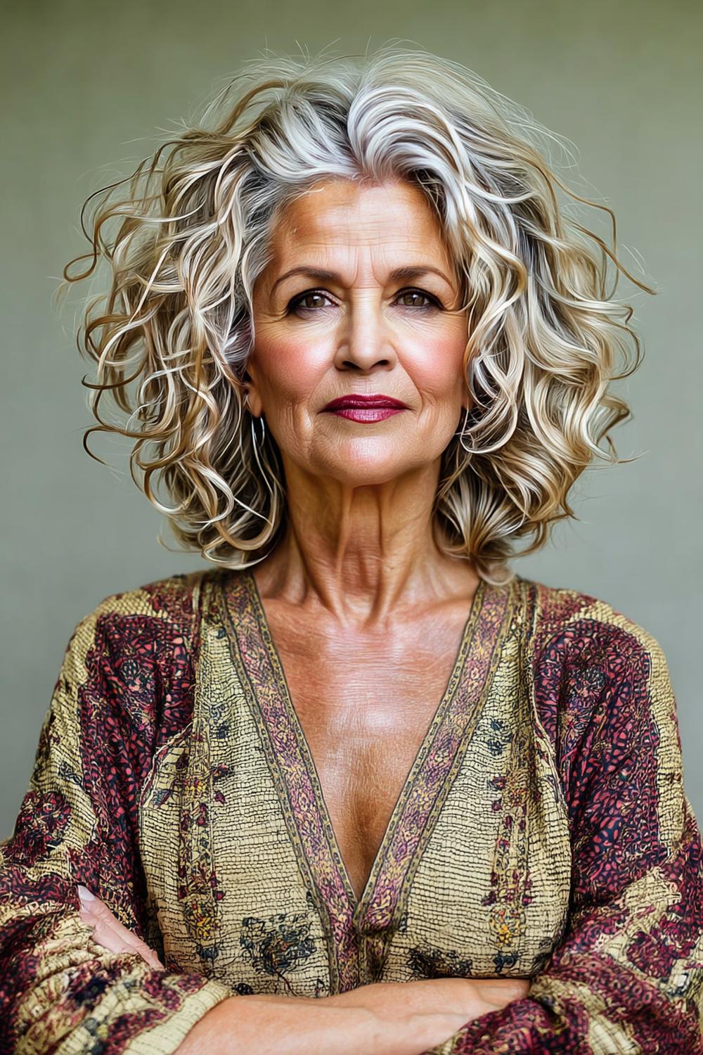 Zilver Krullen Elegantie