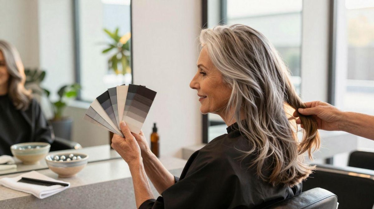 Haarkleur kiezen voor grijs haar