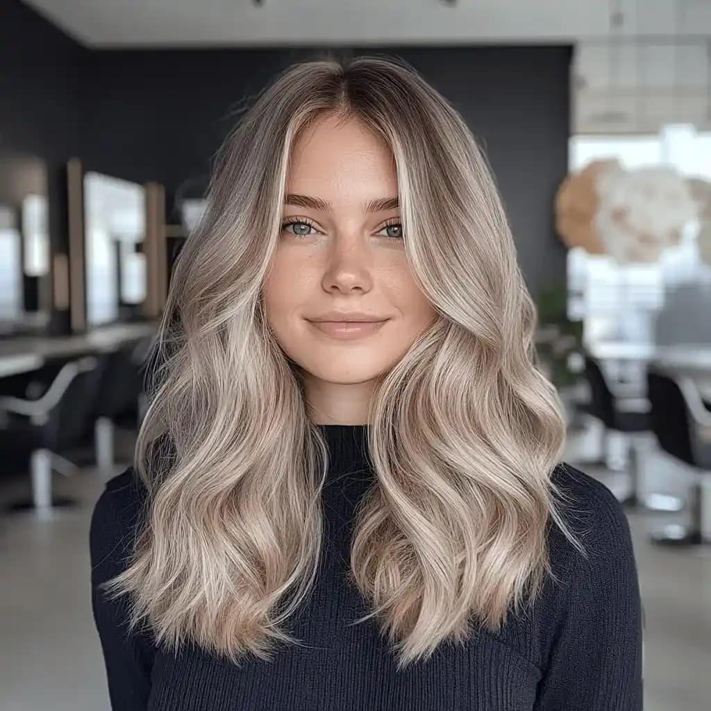 Nieuwe aschblonde haartrend