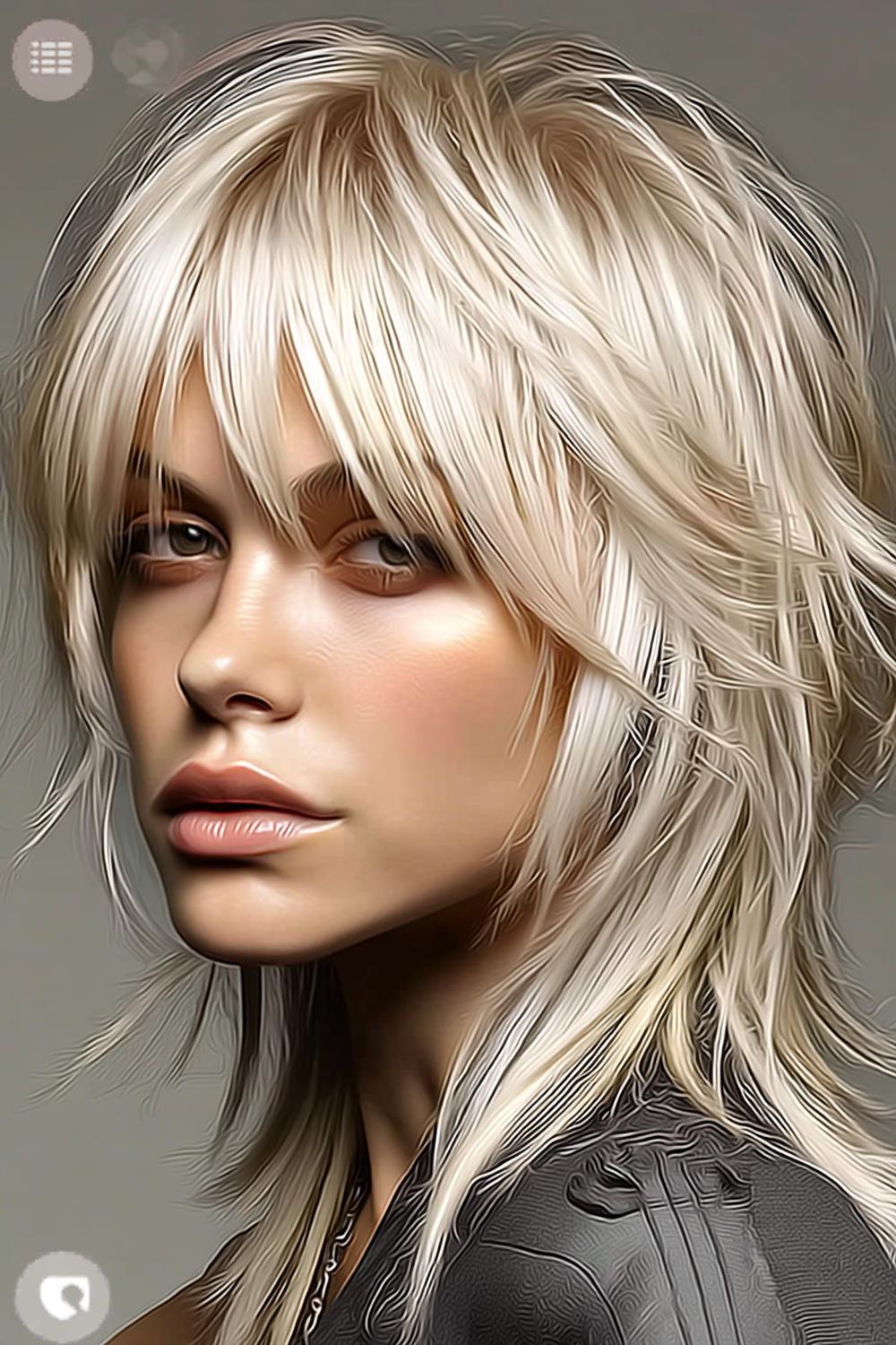 Artistieke Blonde Illustratie