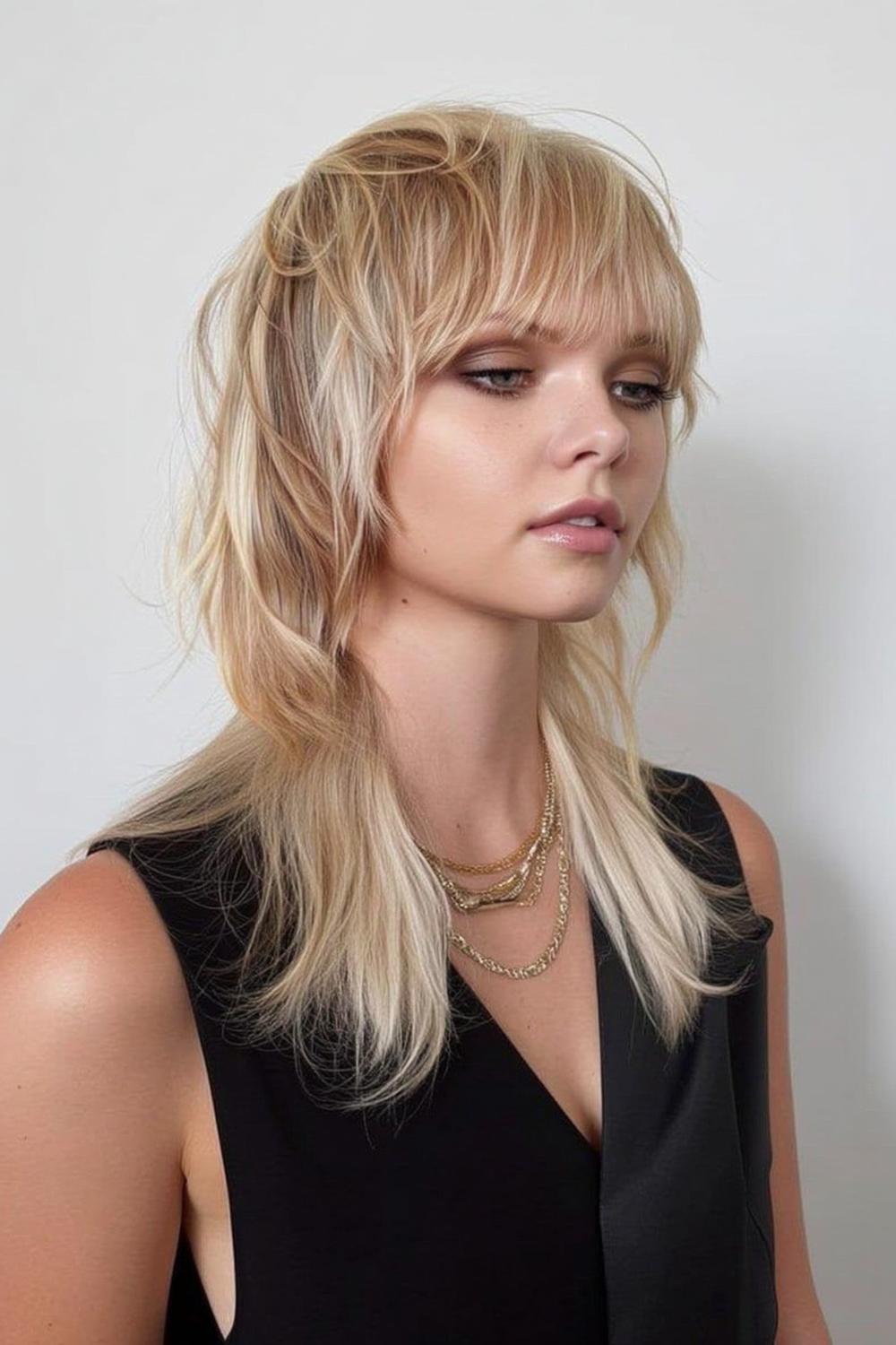 Gelaagde Pony Mullet