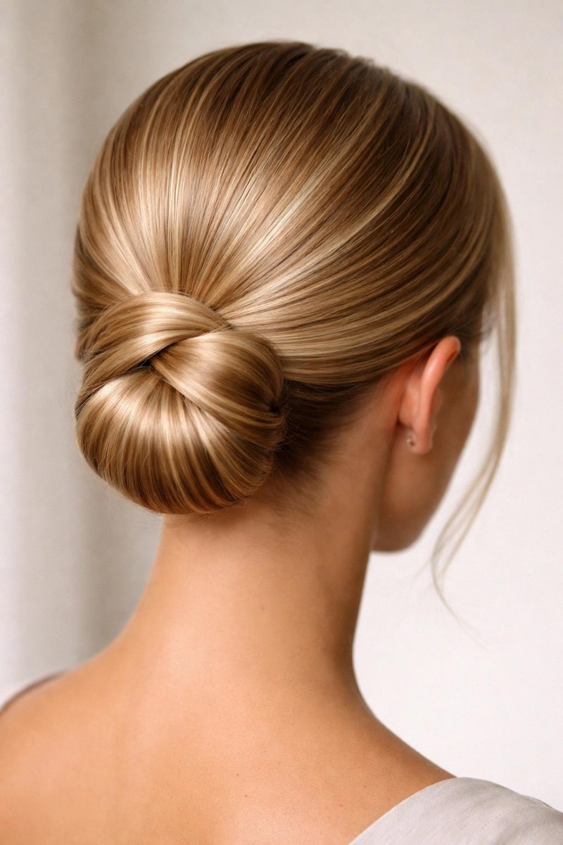 Elegante knot dik haar
