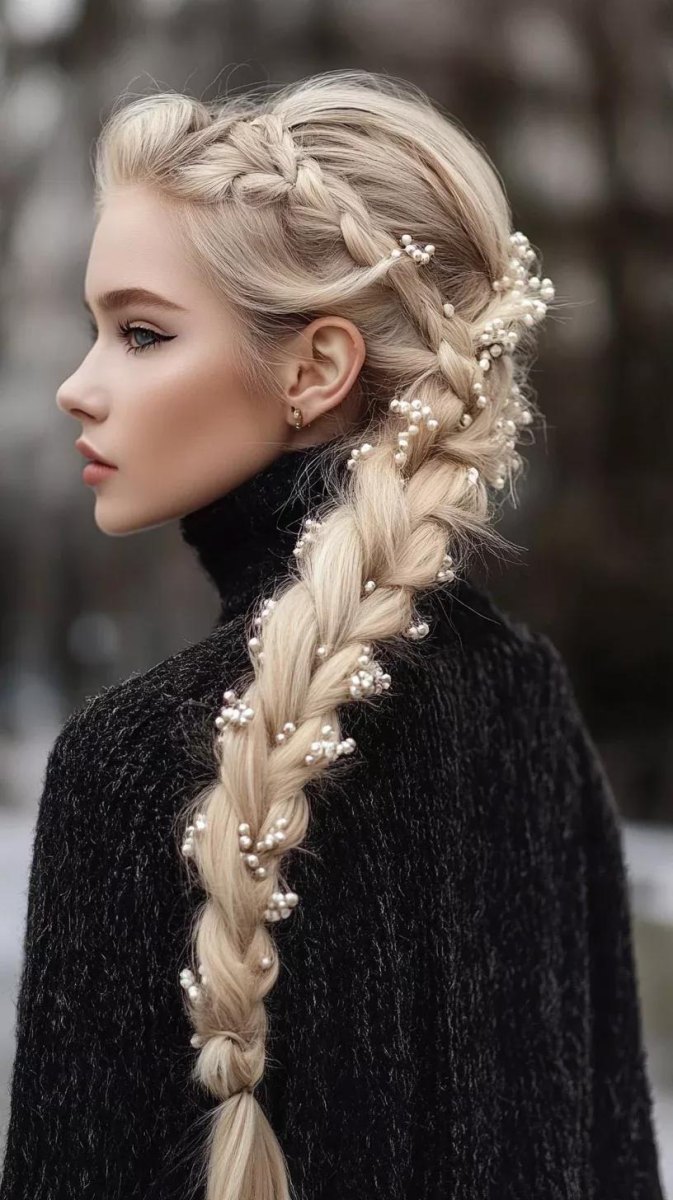 elegante wintervlecht dames