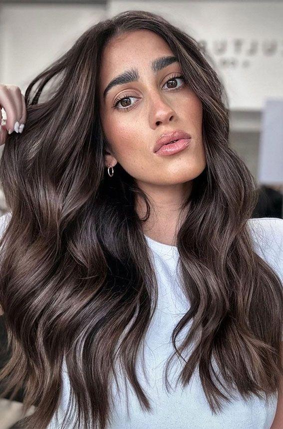 espresso bruin haar herfstlook