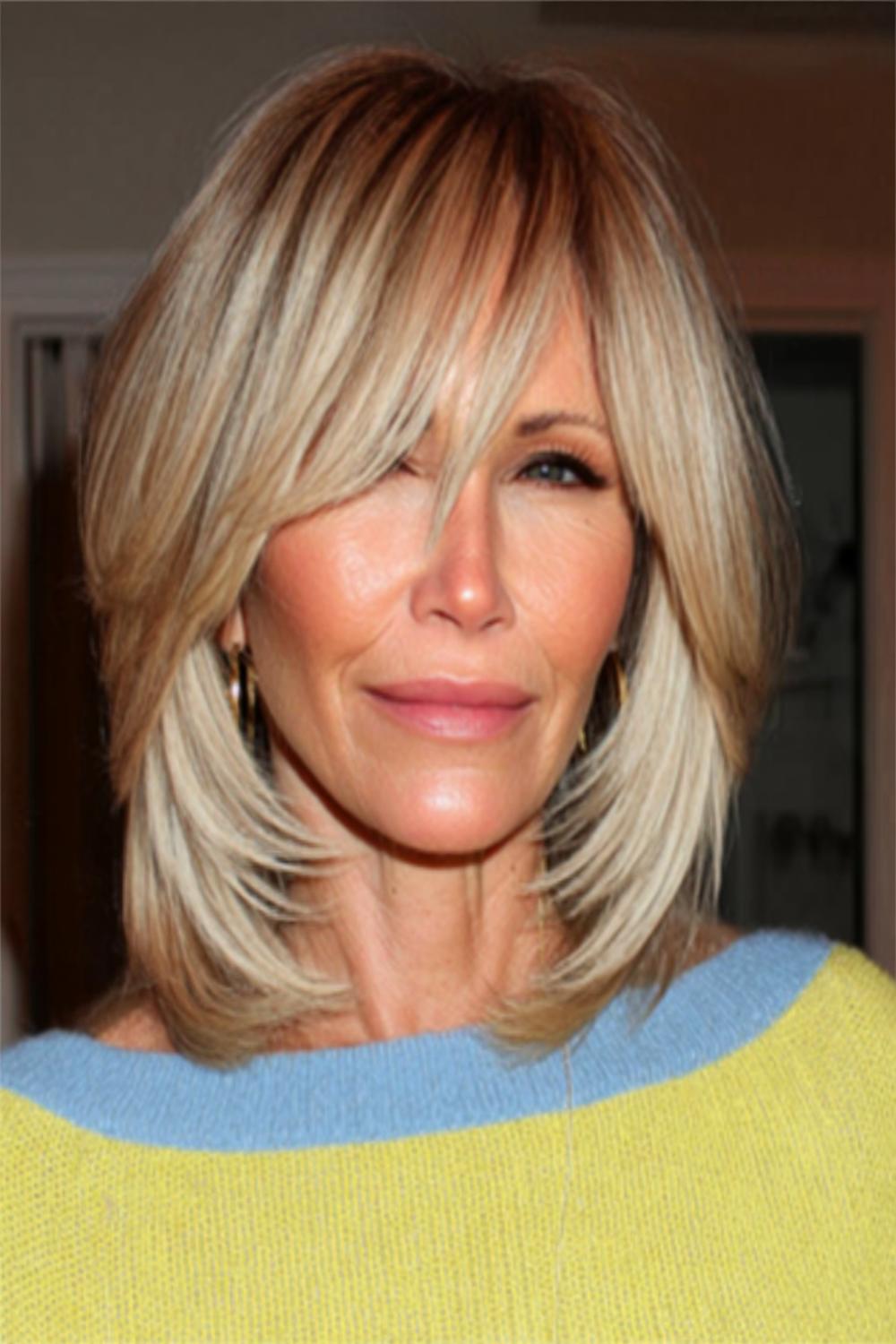 Curtain Bangs Elegantie