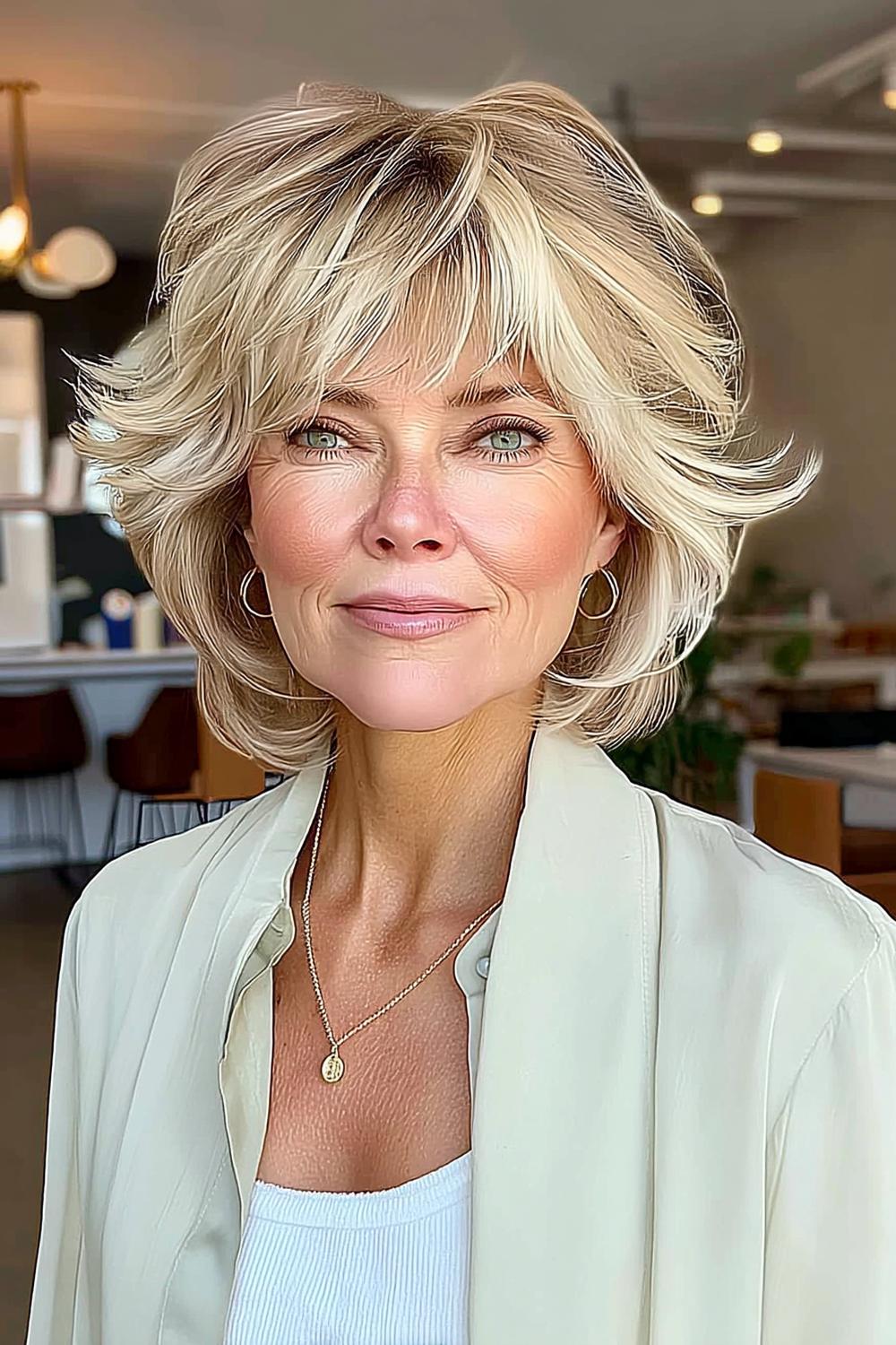 Gelaagde Curtain Stijl