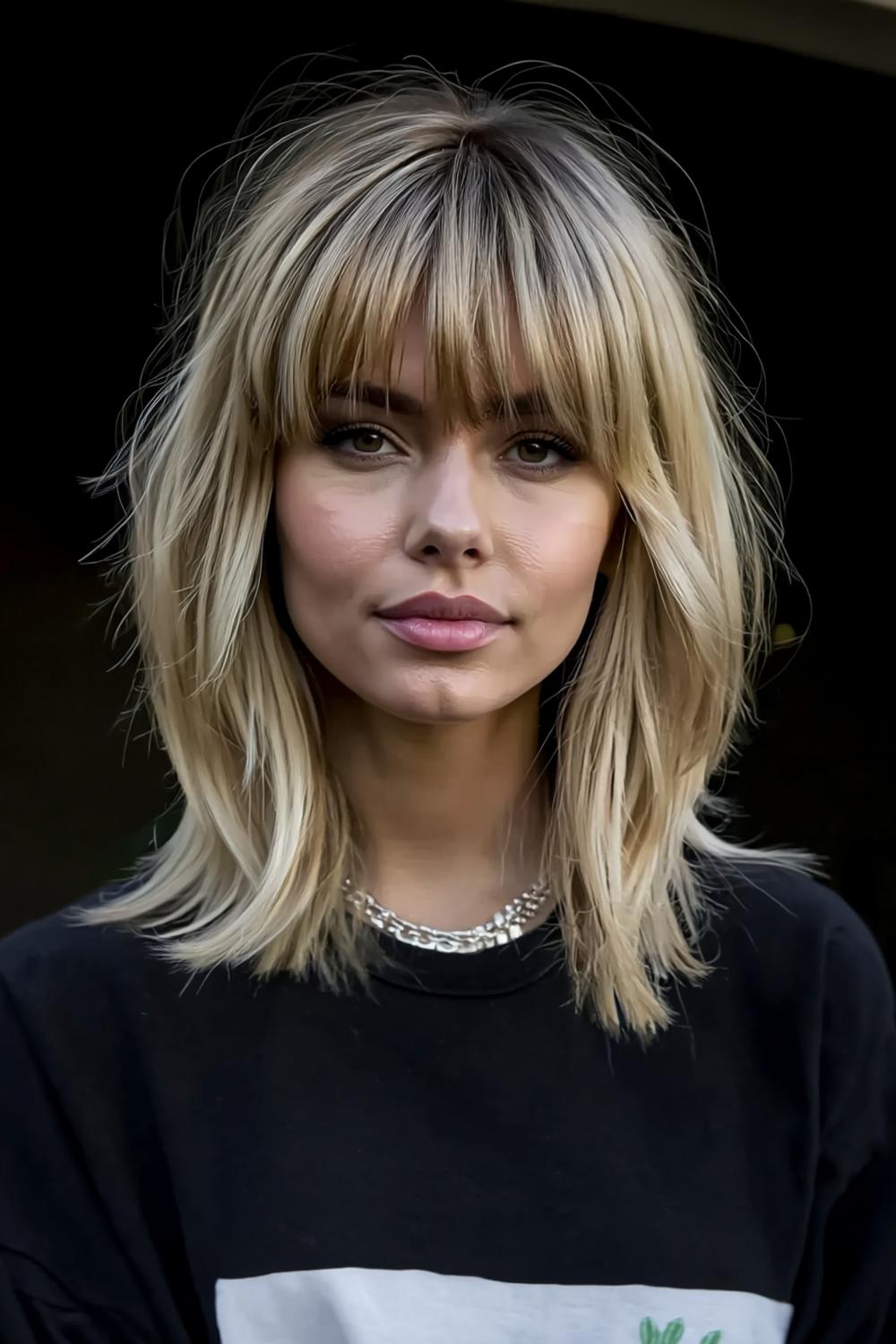 Moderne Blonde Bob