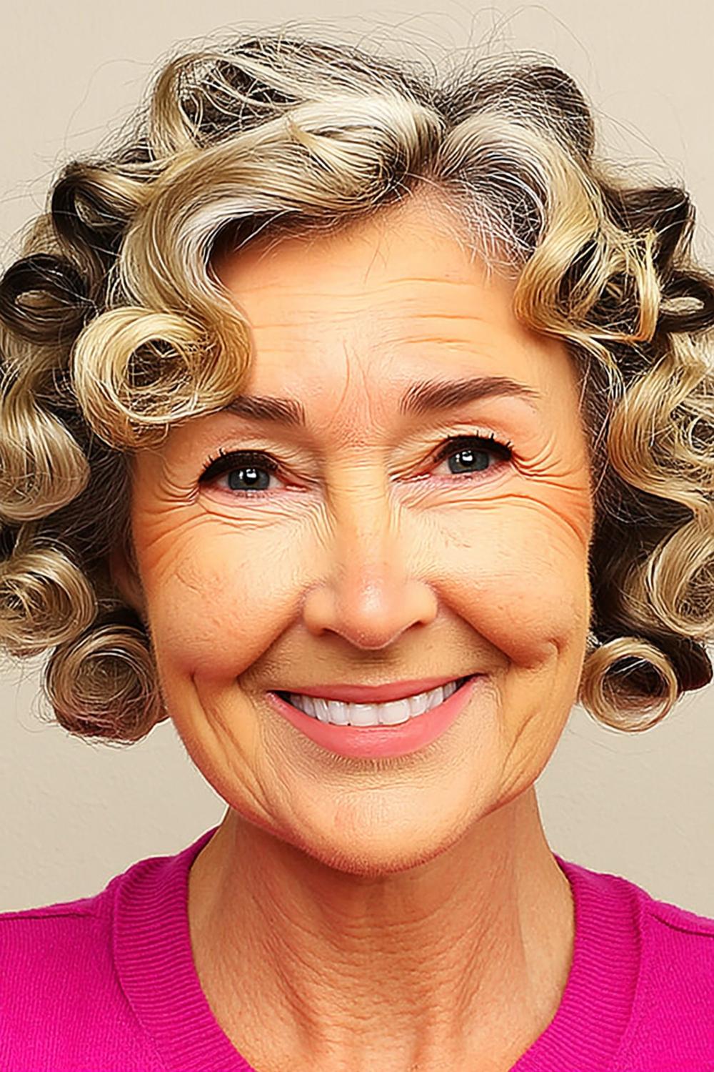 Vintage Krullen Stijl