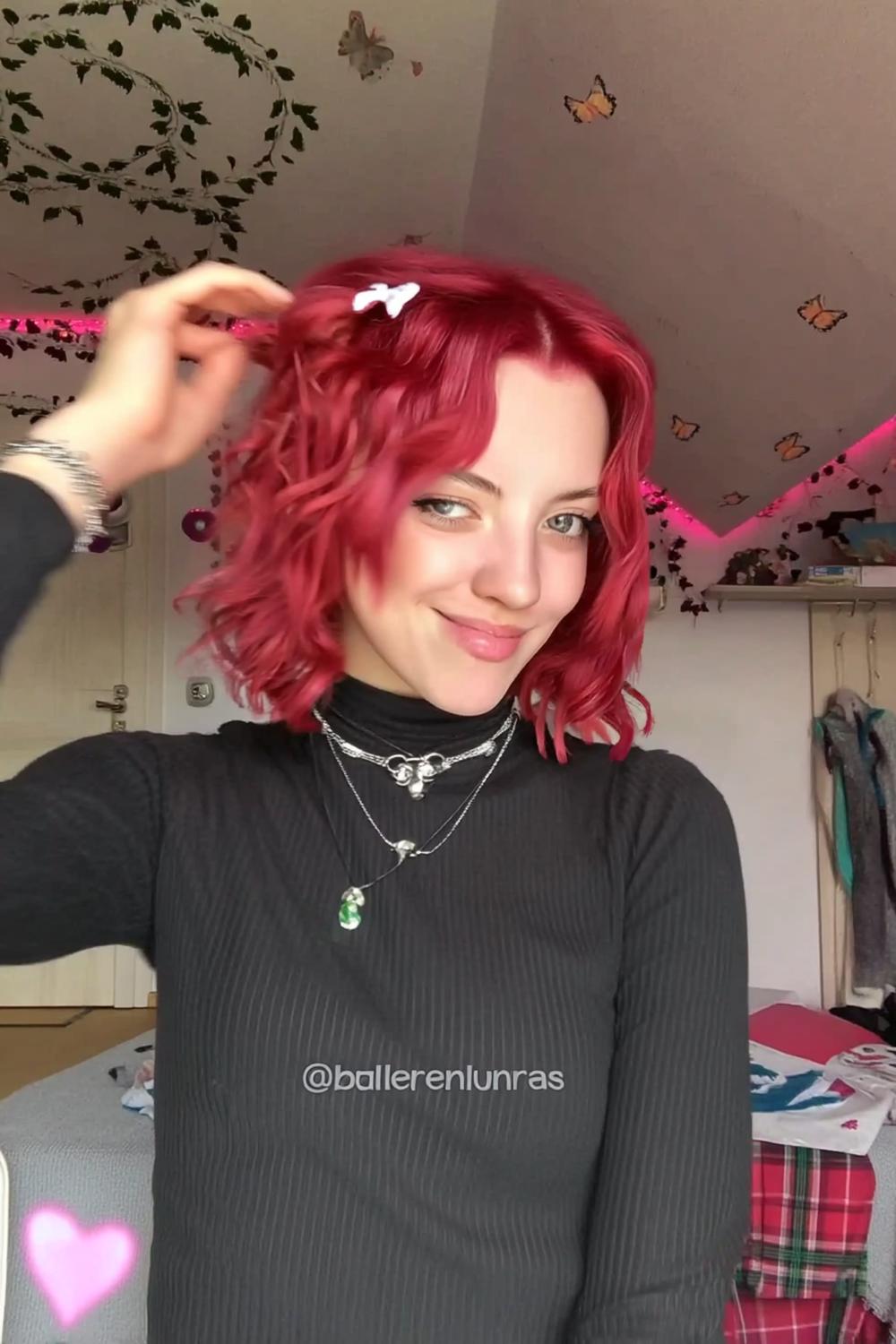 Blonde ombre met donkere wortels