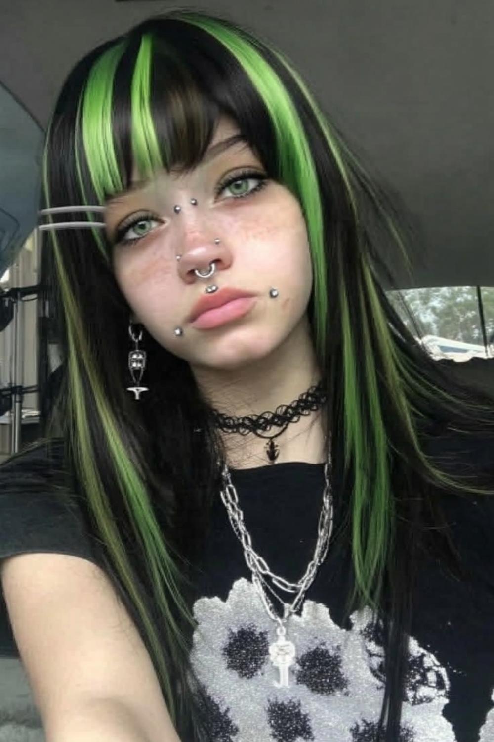 Neon groene accenten