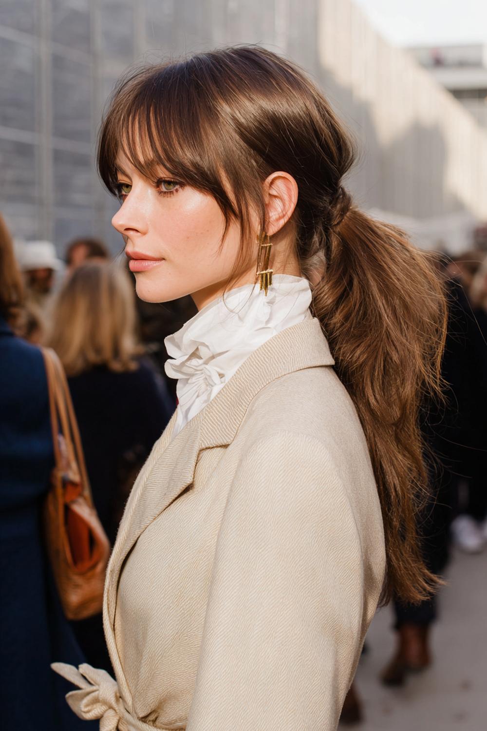 6. Haartrends Voor Herfst 2026: Micropony op Rechte, Strakke Lengtes