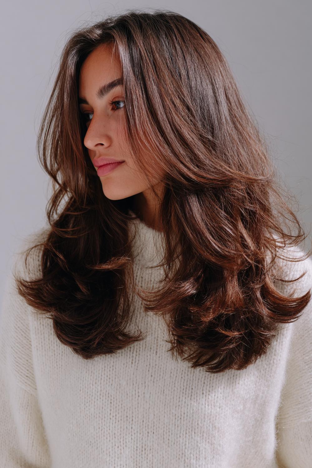 11. Haartrends Voor Lente 2026: de zachte shag met losse kruldefinitie