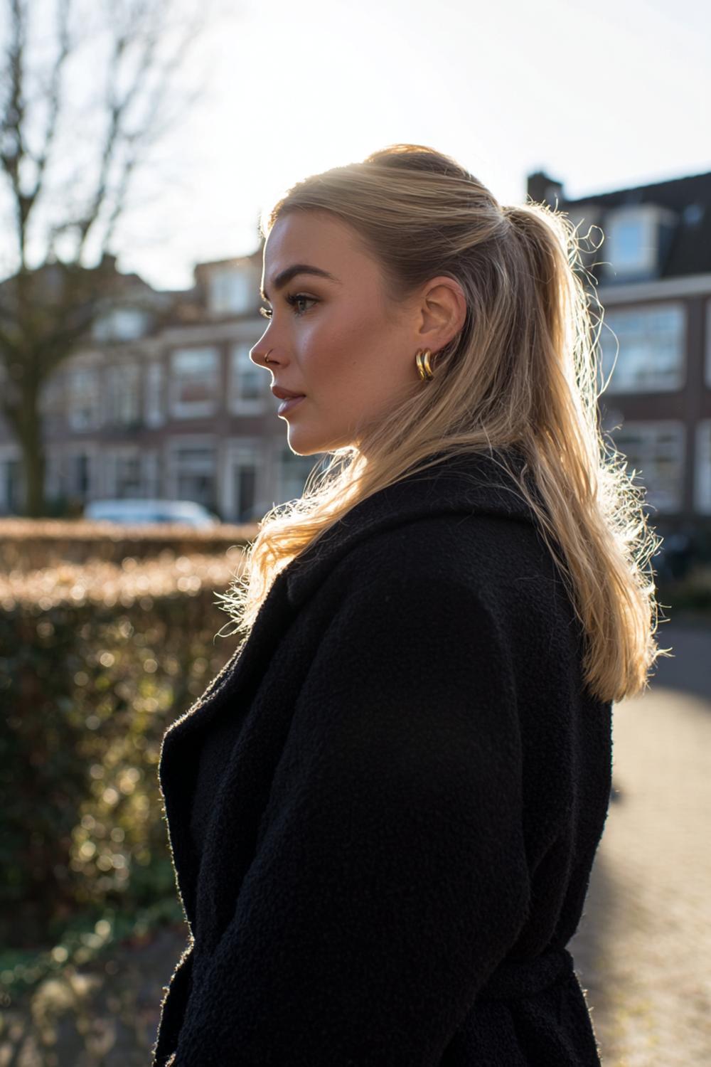 15. Natte gel-look voor avondhaar als haartrend voor winter 2026