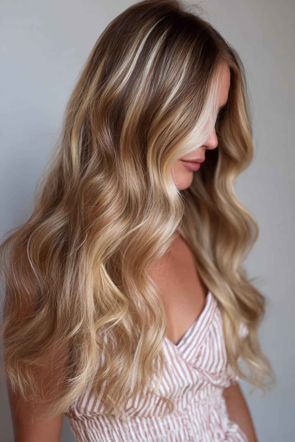 18. Haartrends Voor Zomer 2026: Blonde highlights met ‘ribbon’ techniek