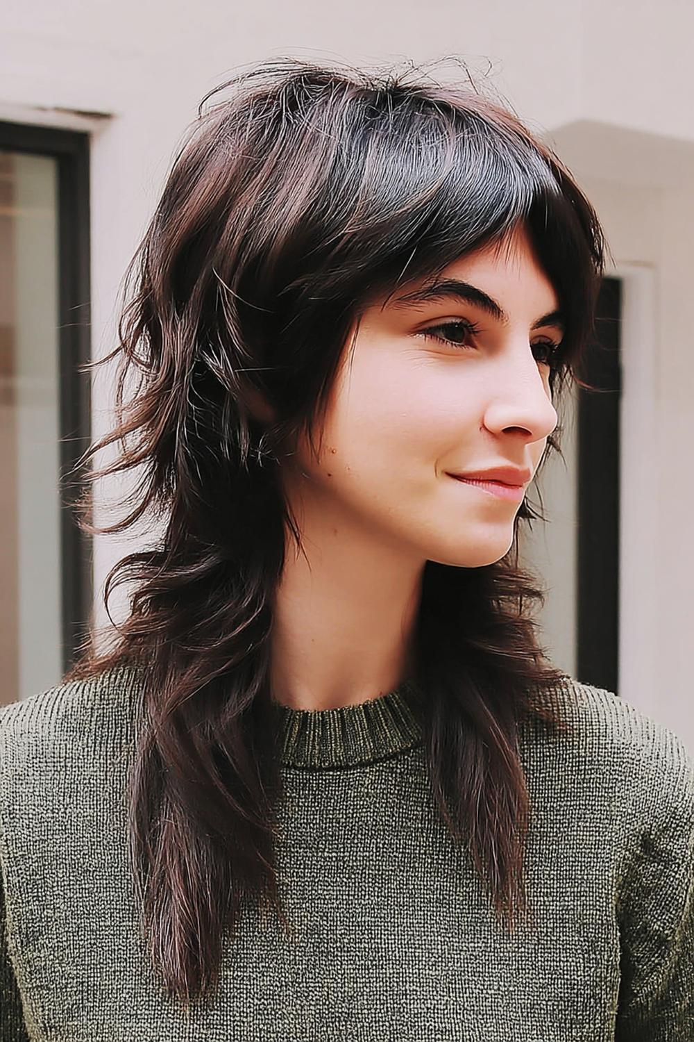 Gelaagde Brunette Stijl