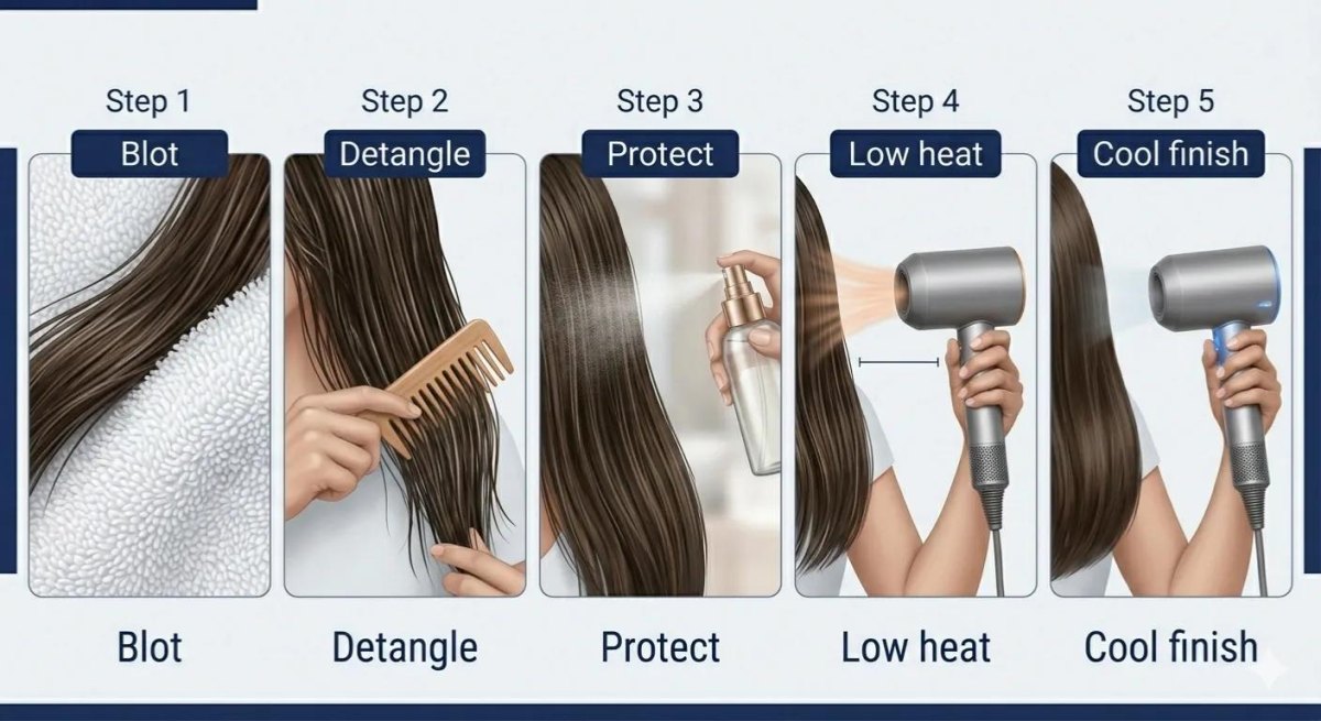 Hittebescherming bij haarstyling