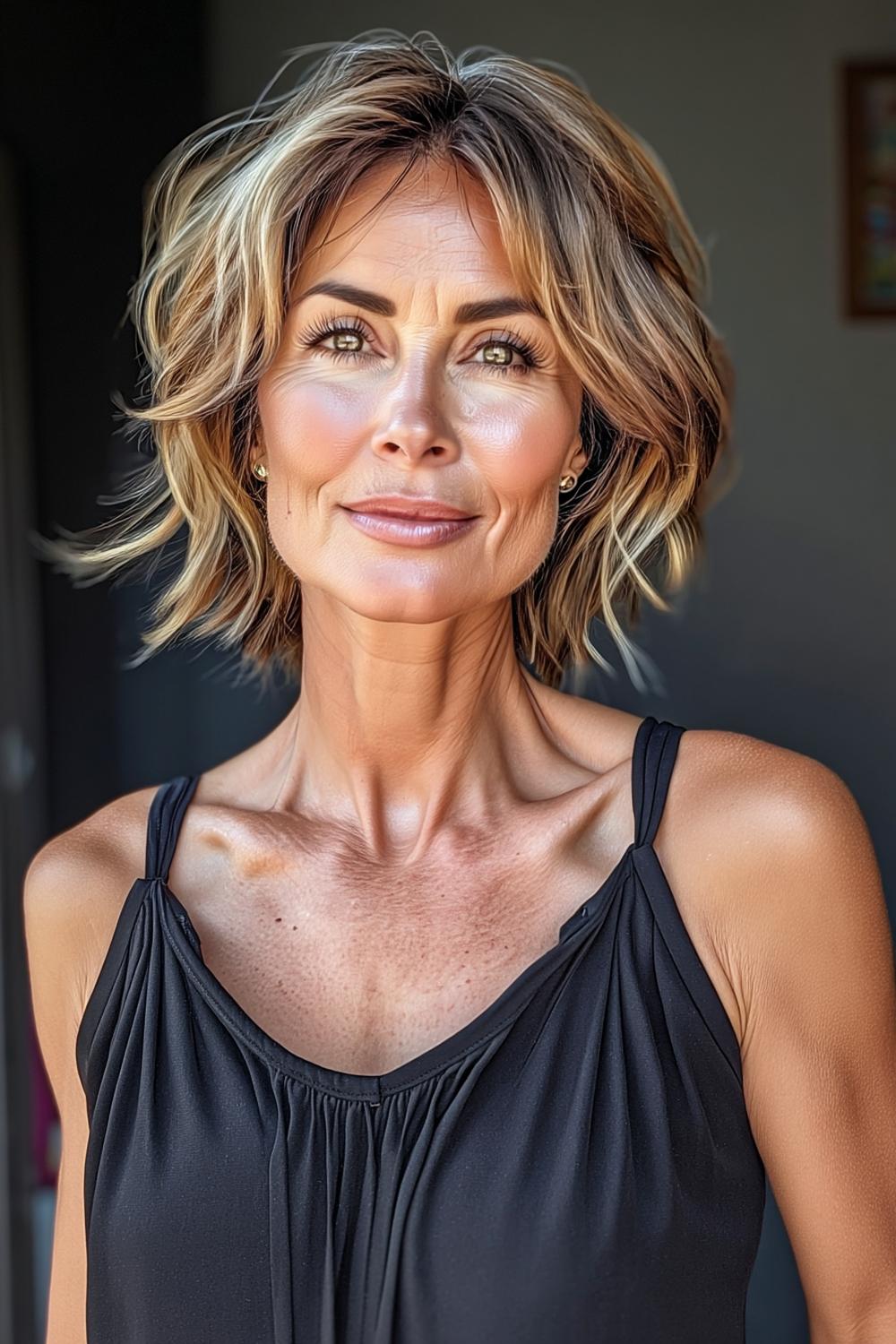 Dramatische Blonde Golven