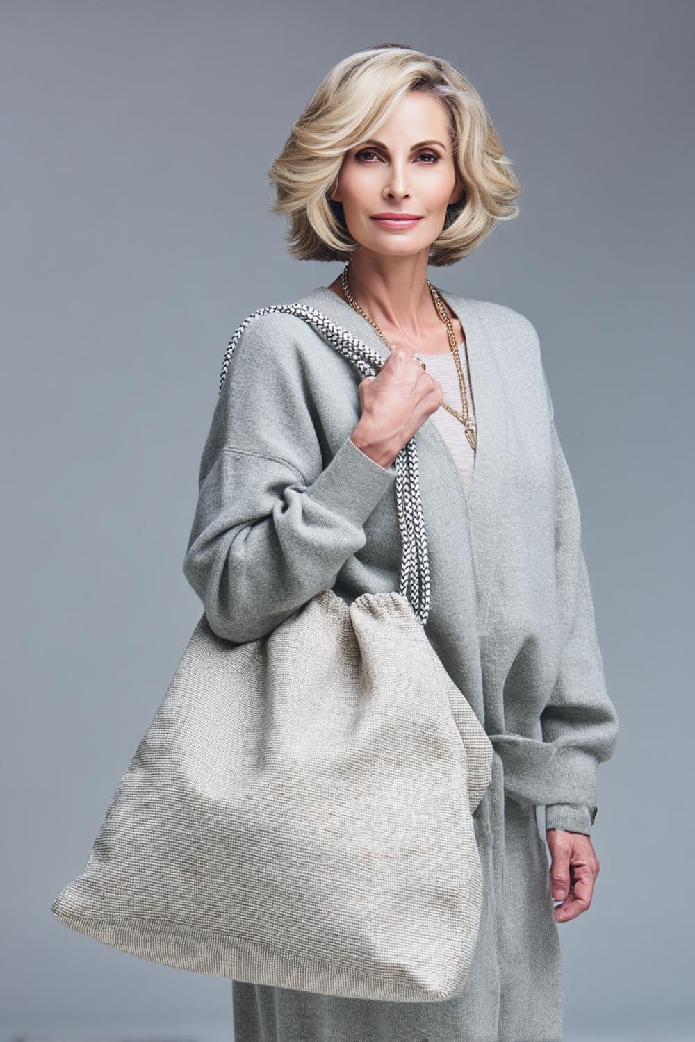 Grijze Gestructureerde Luxe