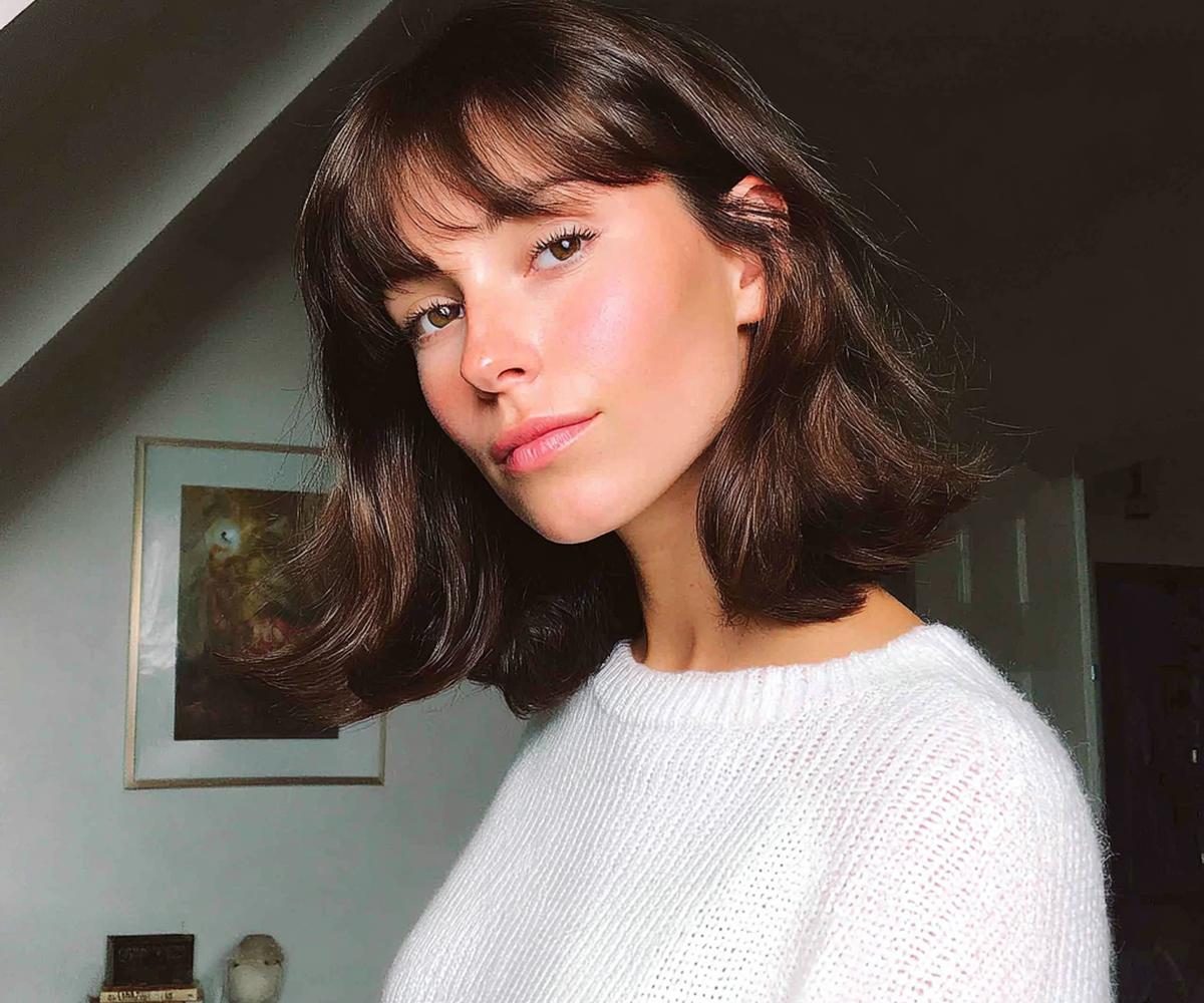 Donkerbruin Halflang Bob Met Pony