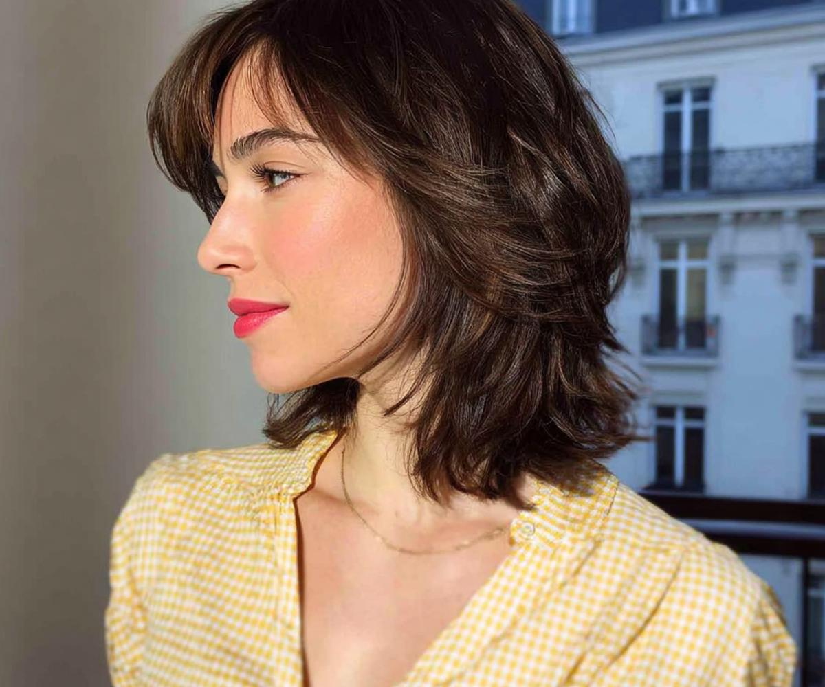 Halflange Shag Met Pony