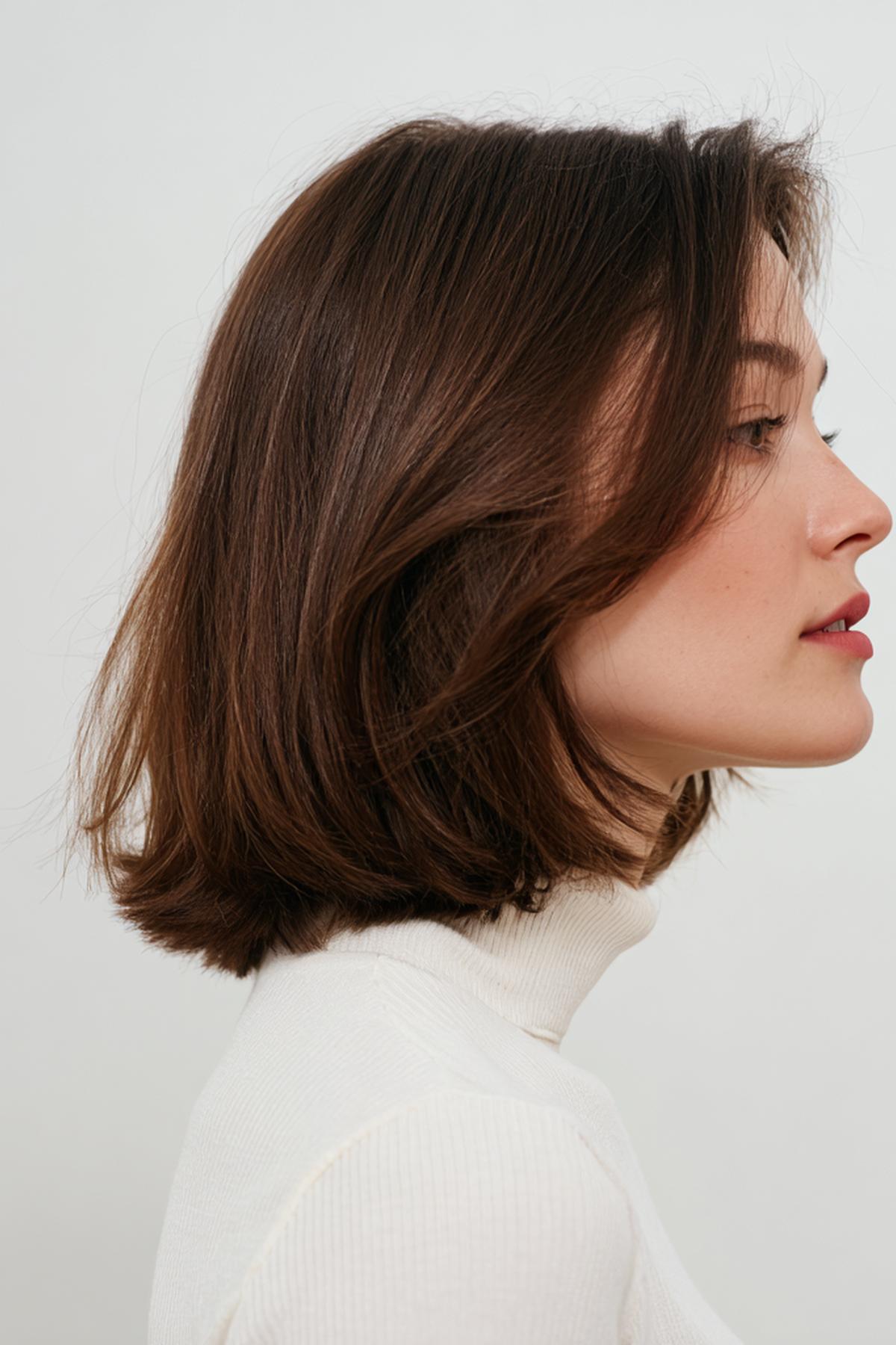 Schouderlange Bruine Bob