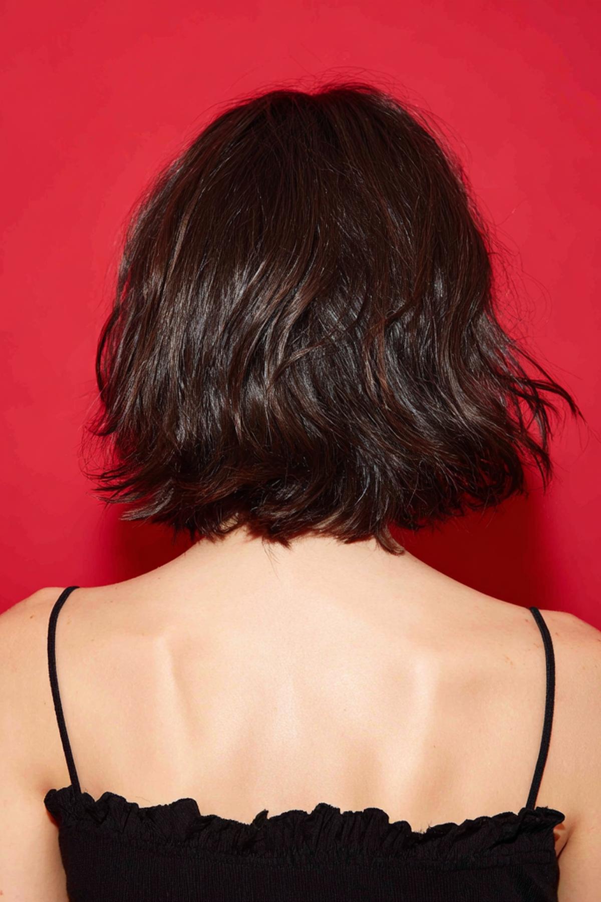 Donkerbruin Golvende Bob