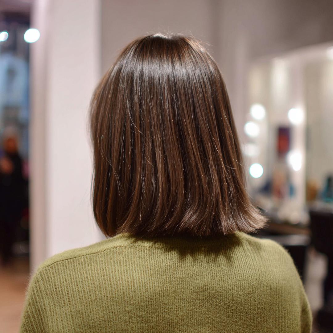 Halflange Rechte Bob