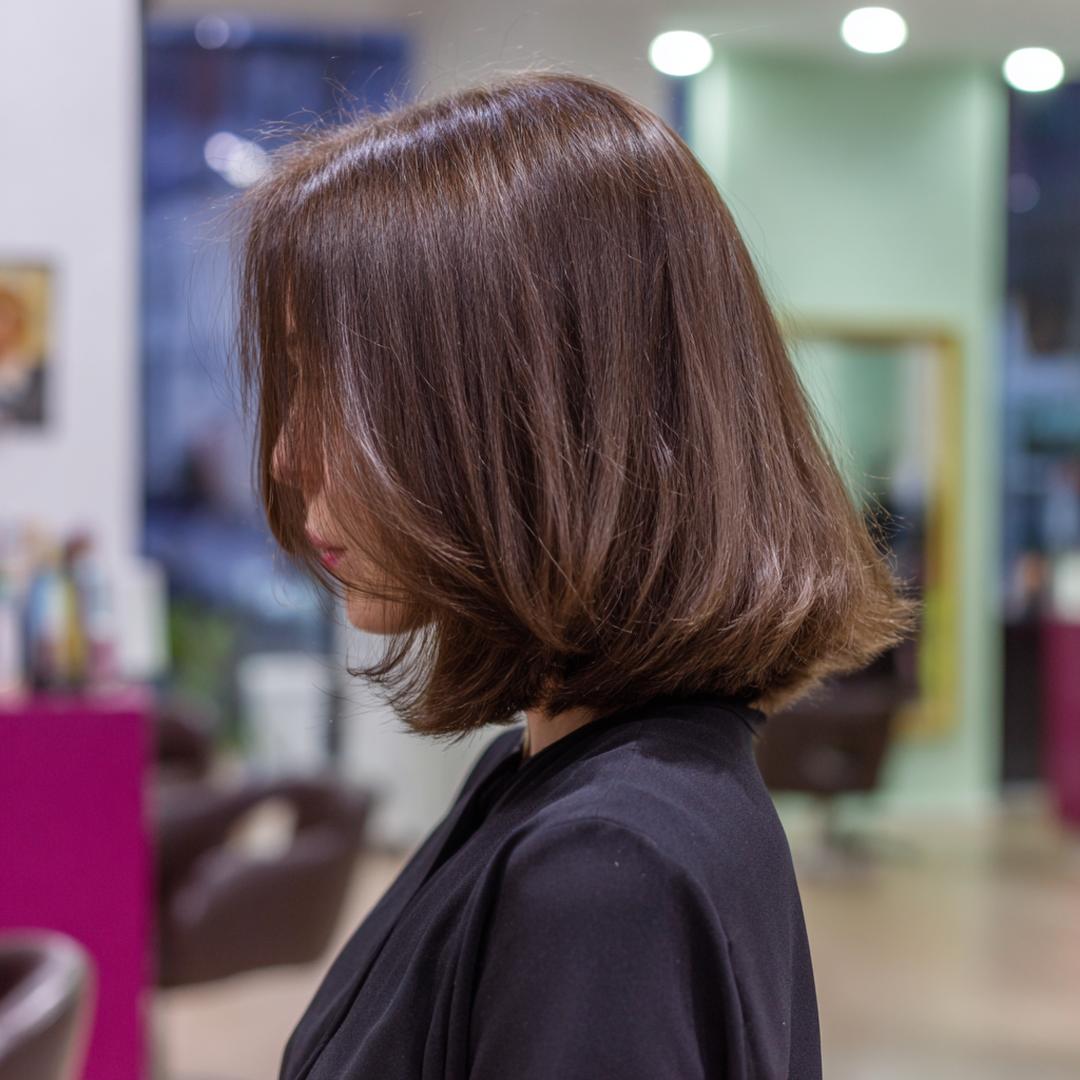 Halflange Bruine Bob