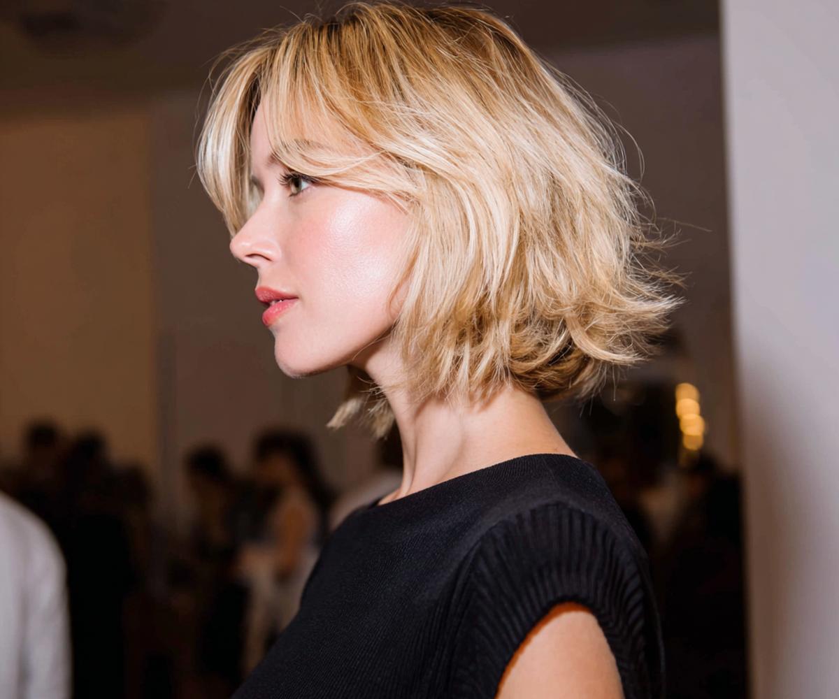 Blonde Bob Met Laagjes