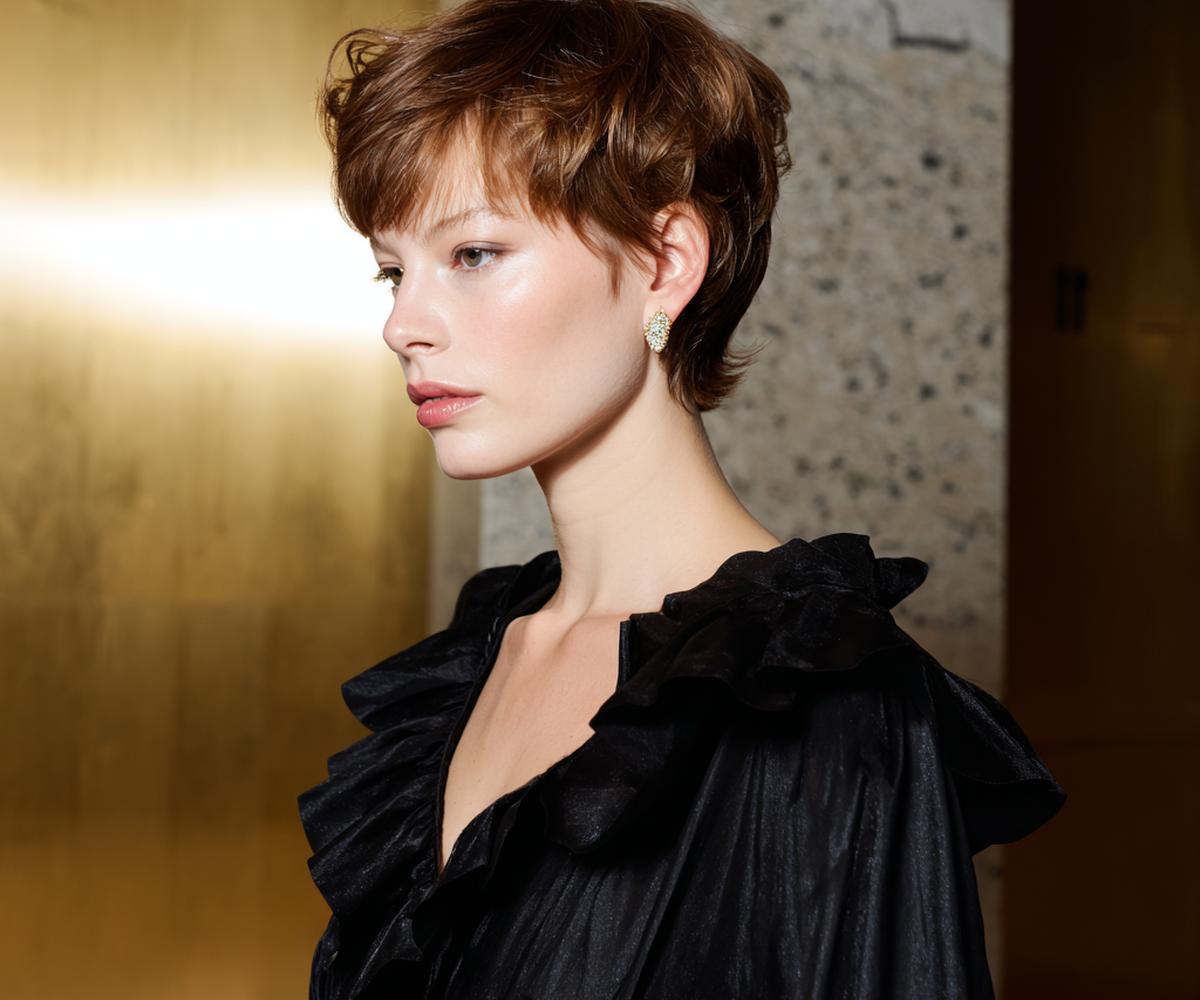 Korte Bruine Pixie Met Pony