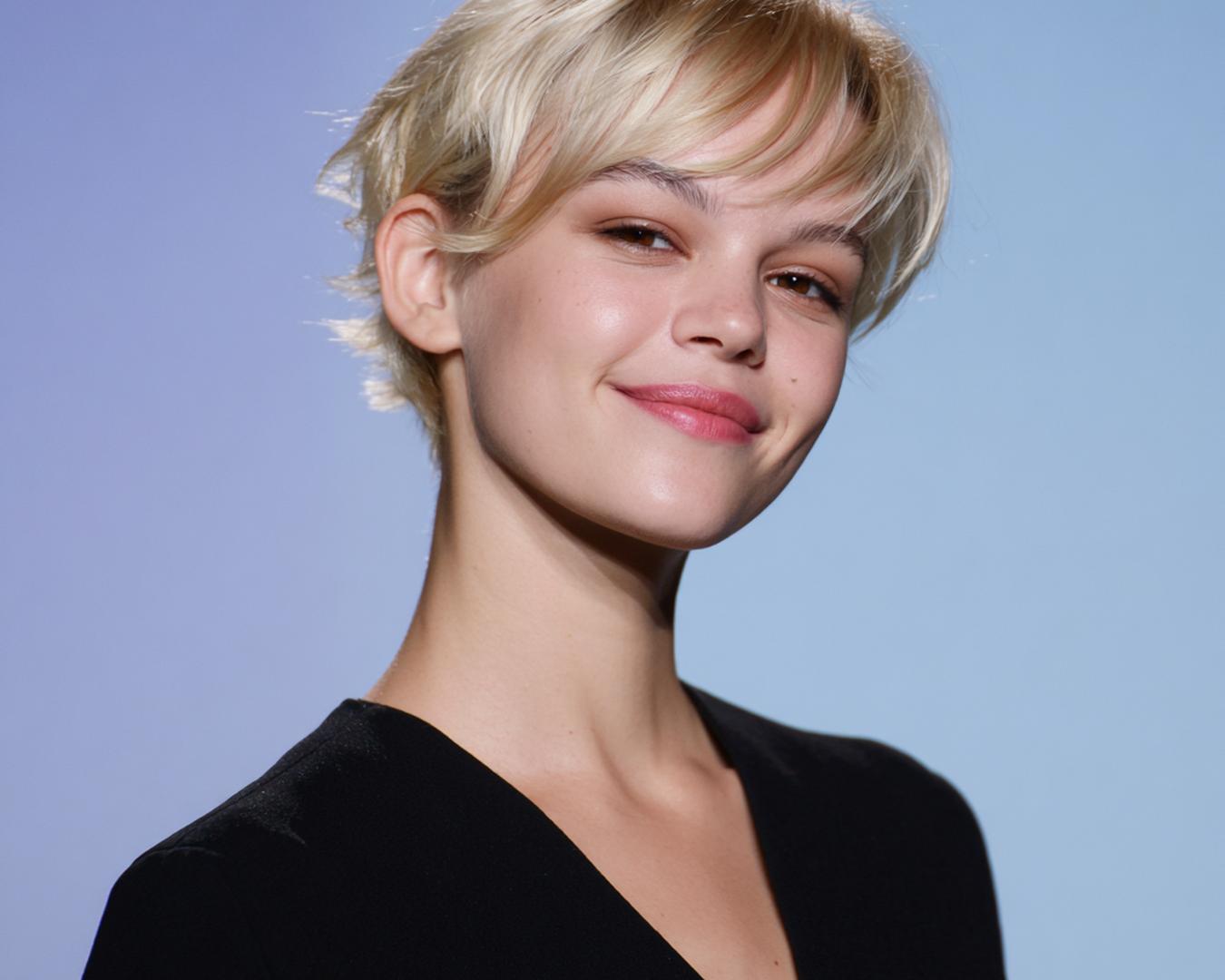 Blonde Pixie Met Pony