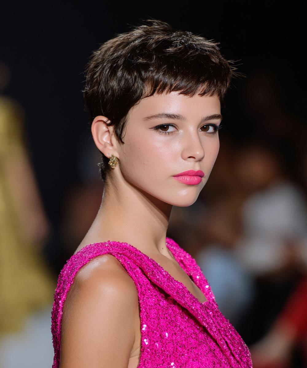 Korte Bruine Pixie Met Pony