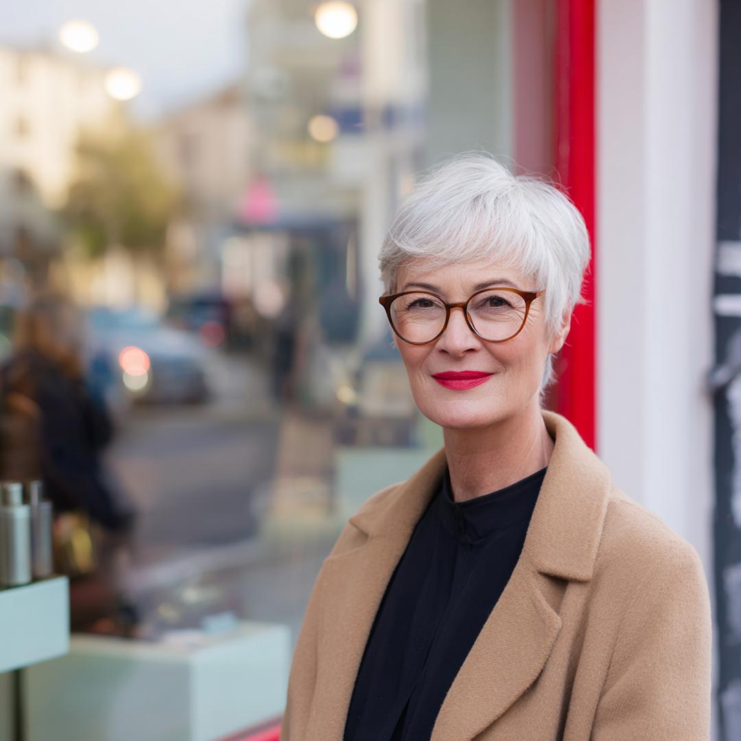 45 Korte Kapsels Voor Vrouwen Van 60 Met Bril