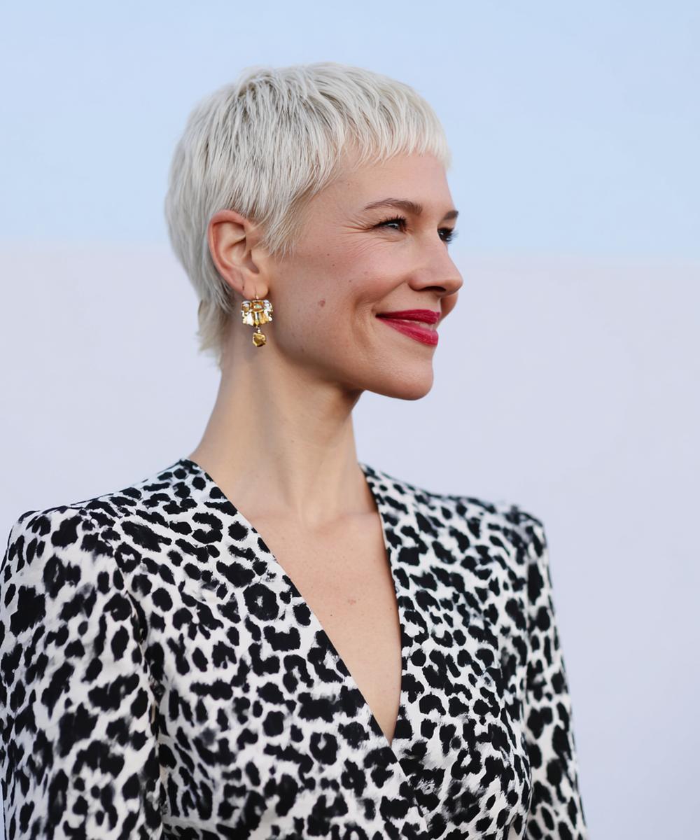 Platinablonde Korte Crop