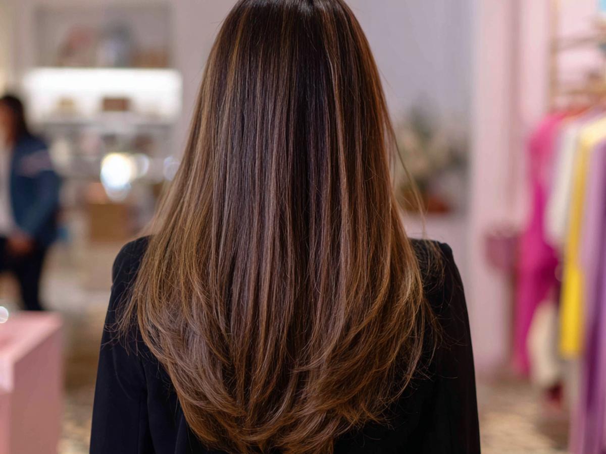 Lang Haar Met Zachte Lagen
