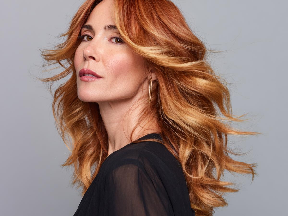 Koperbalayage Met Zachte Slagen