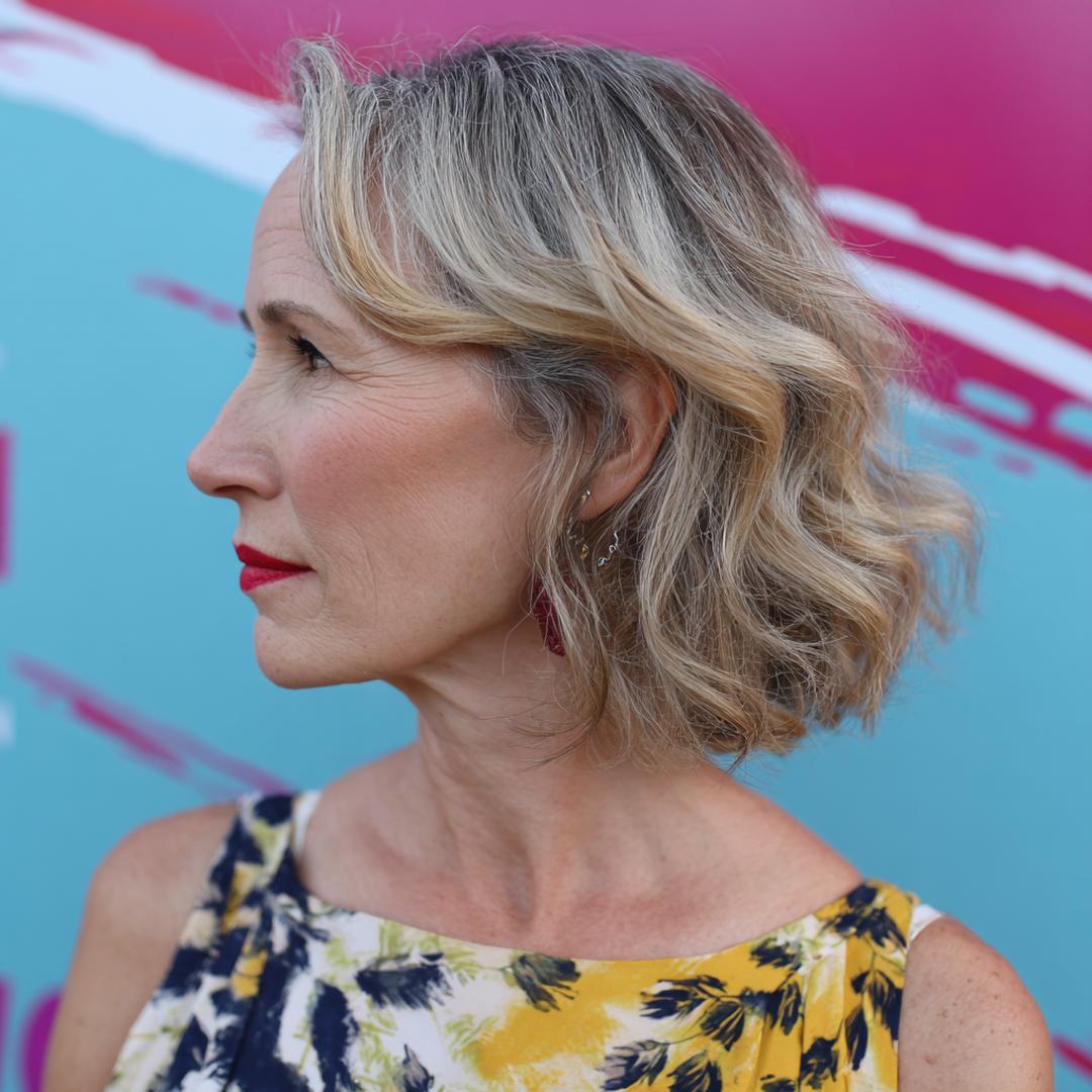 Asblond Golvend Bob Met Highlights