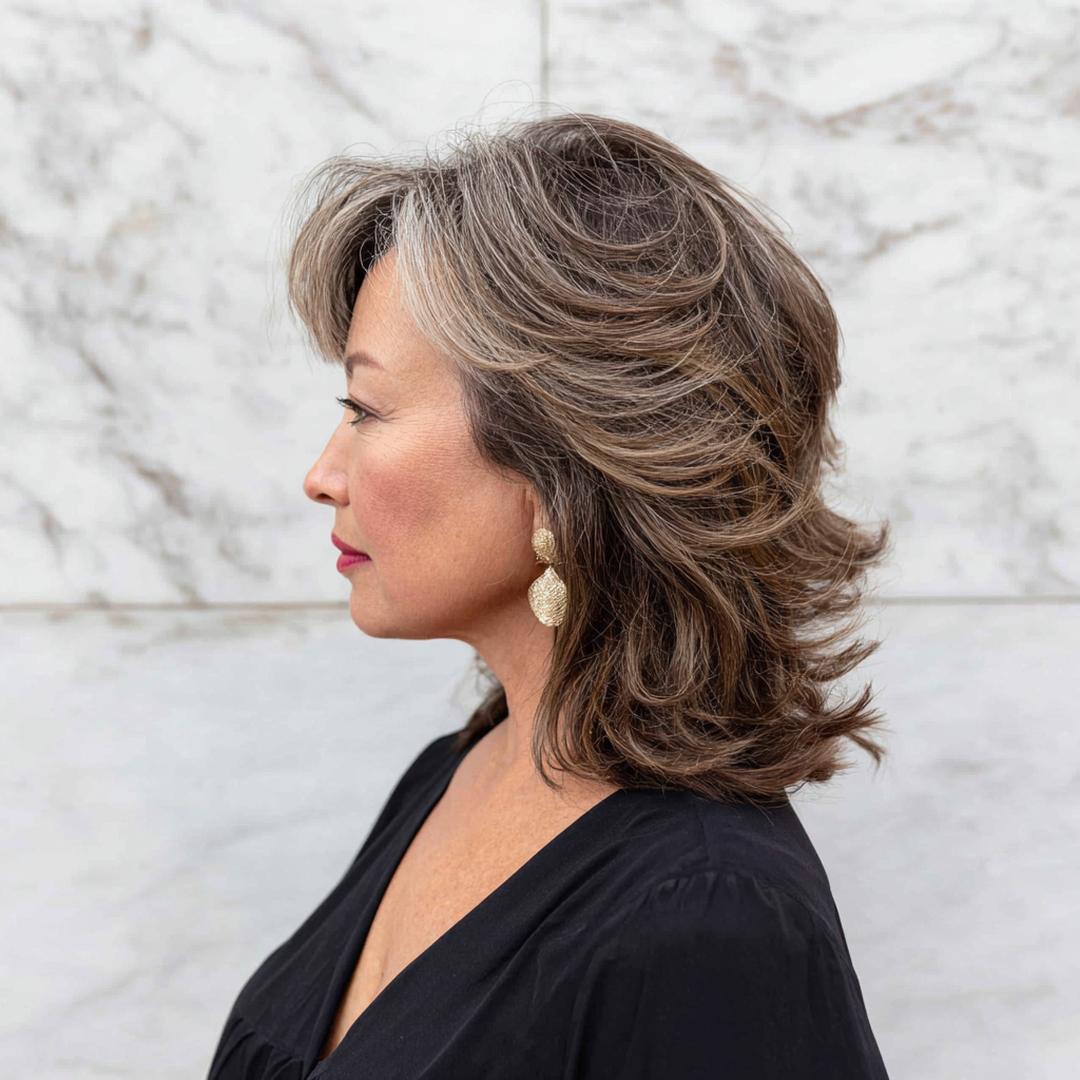 Grijsbruine Gelaagde Shag